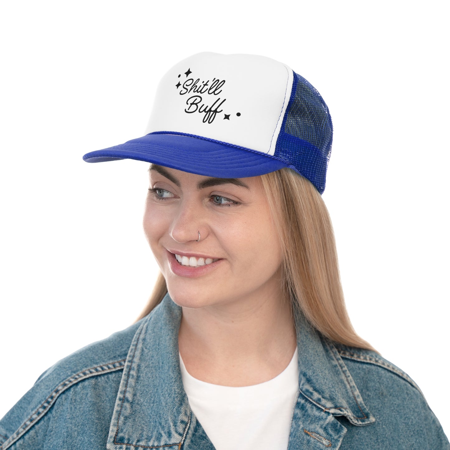 Shit ll Buff | Funny Trucker Hat |  Mesh Cap with Adjustable Snapback