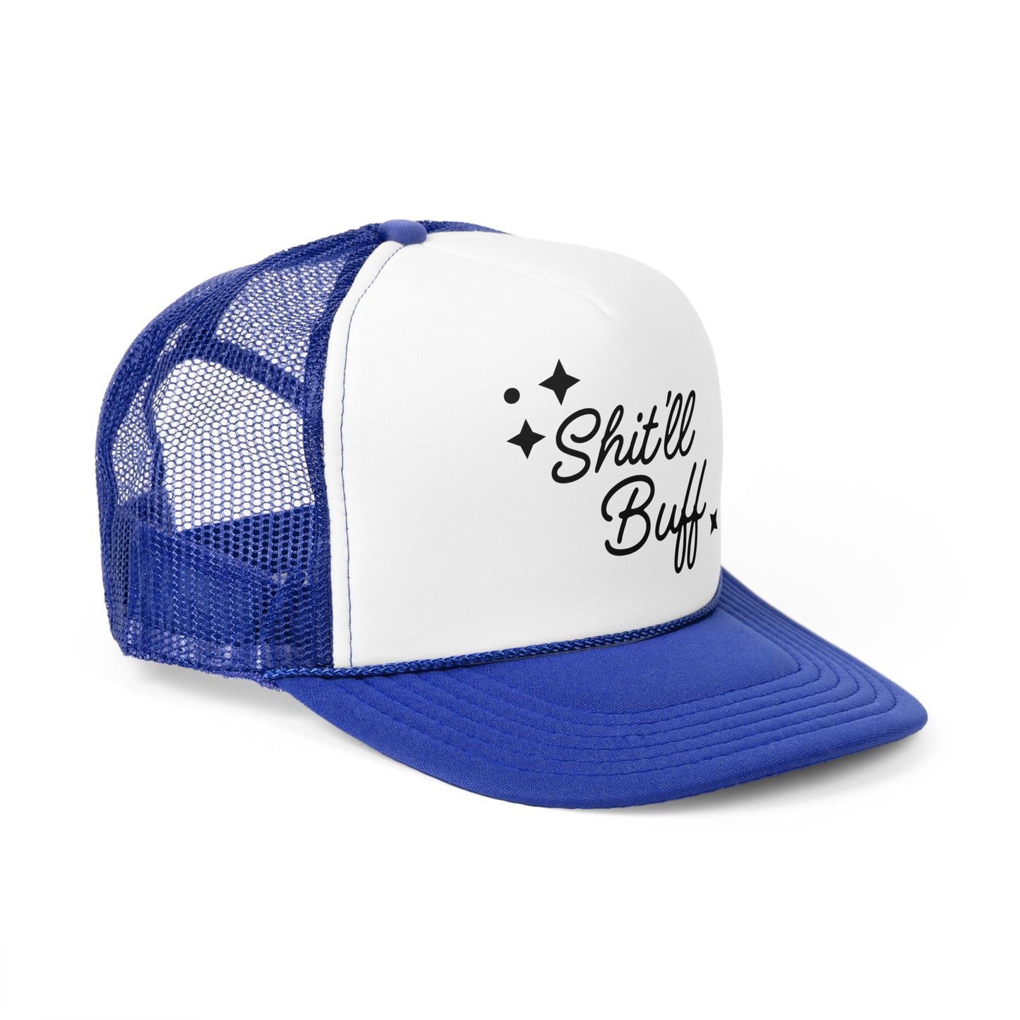 Shit ll Buff | Funny Trucker Hat |  Mesh Cap with Adjustable Snapback