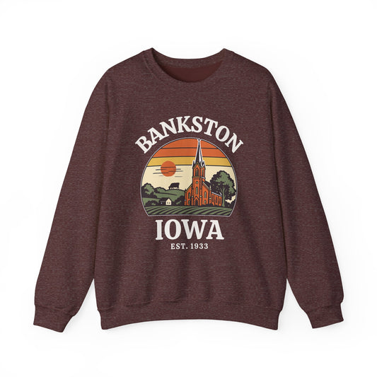 Bankston, IA - Crewneck Gildan Sweatshirt