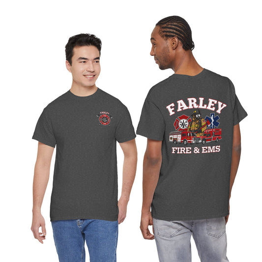 Farley Fire & EMS T-Shirt -Bunker Gear - Gildan Heavy Tee