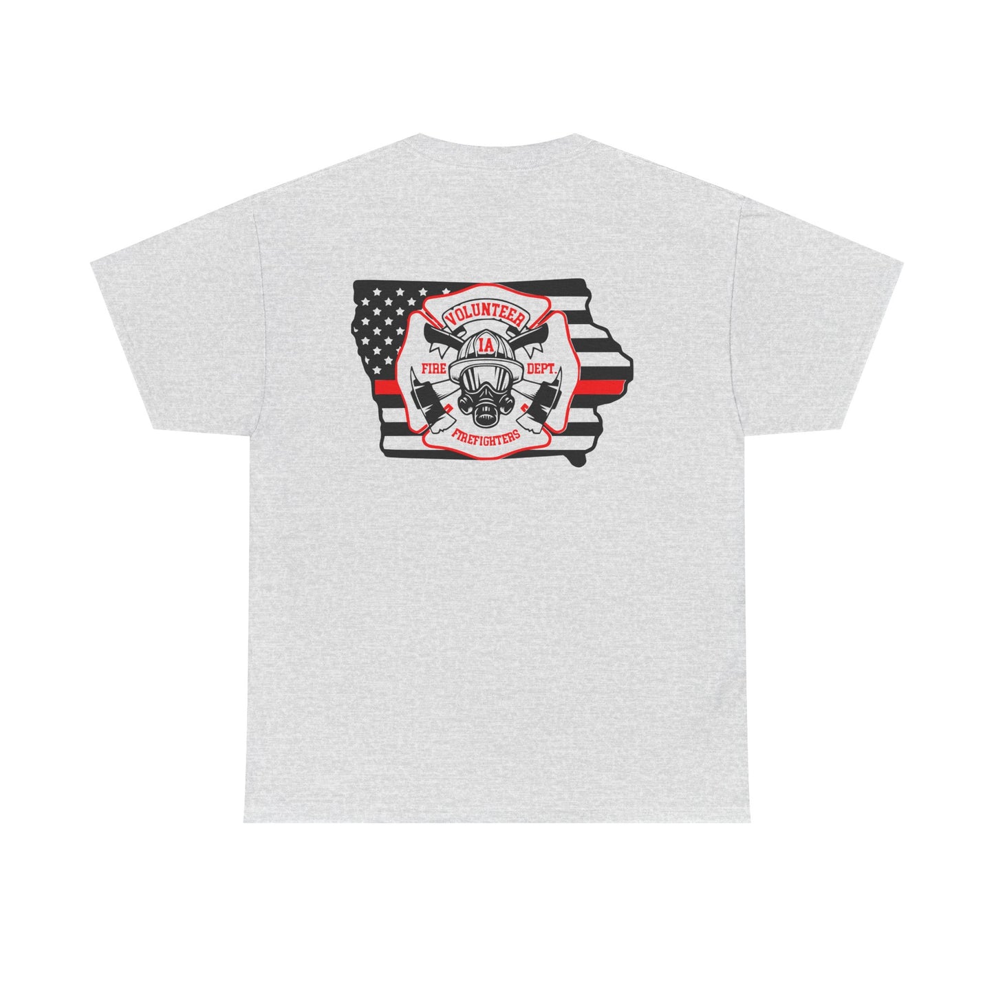 Iowa Volunteer Firefighter Shirt | Unisex Gildan Heavy Tee