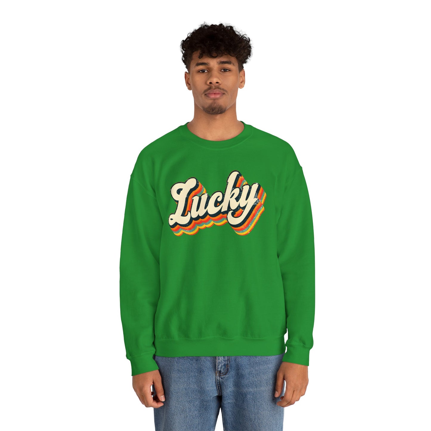 Lucky - Unisex Heavy Blend™ Crewneck Sweatshirt