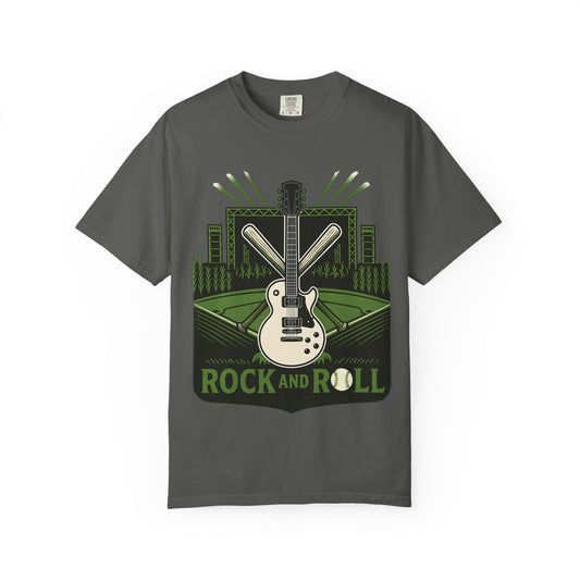 Baseball - Rock and Roll - Unisex Comfort Colors T-Shirt