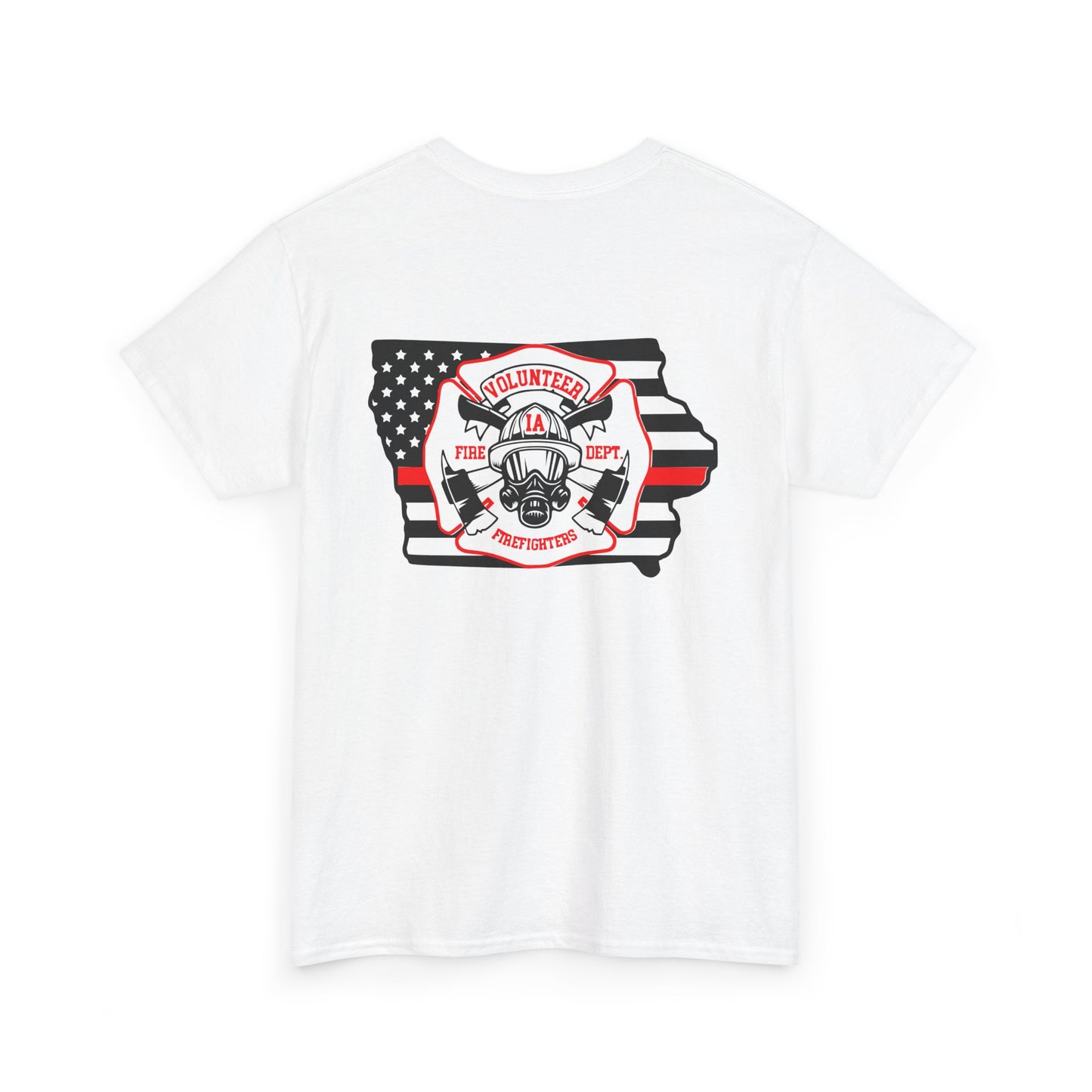Iowa Volunteer Firefighter Shirt | Unisex Gildan Heavy Tee