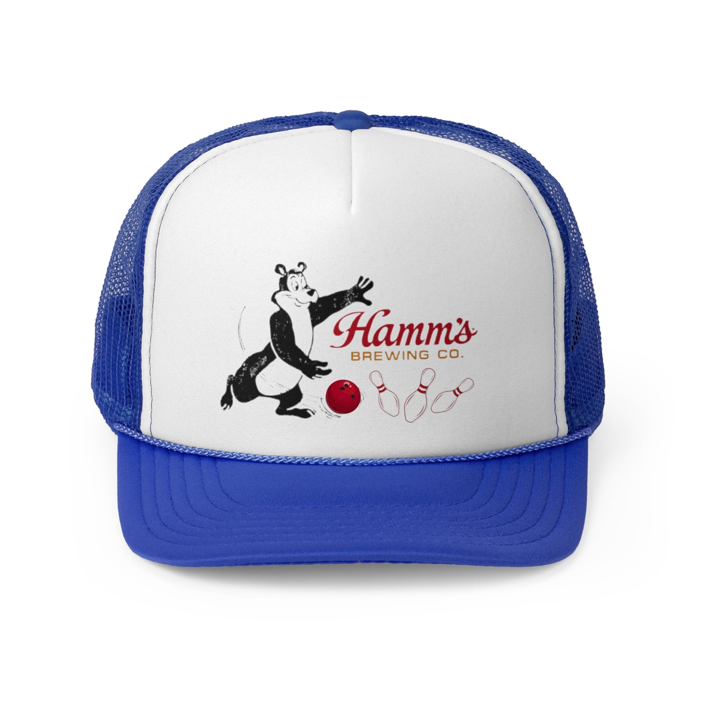 Vintage Hamms Bowling Trucker Hat | Retro Beer and Bowling