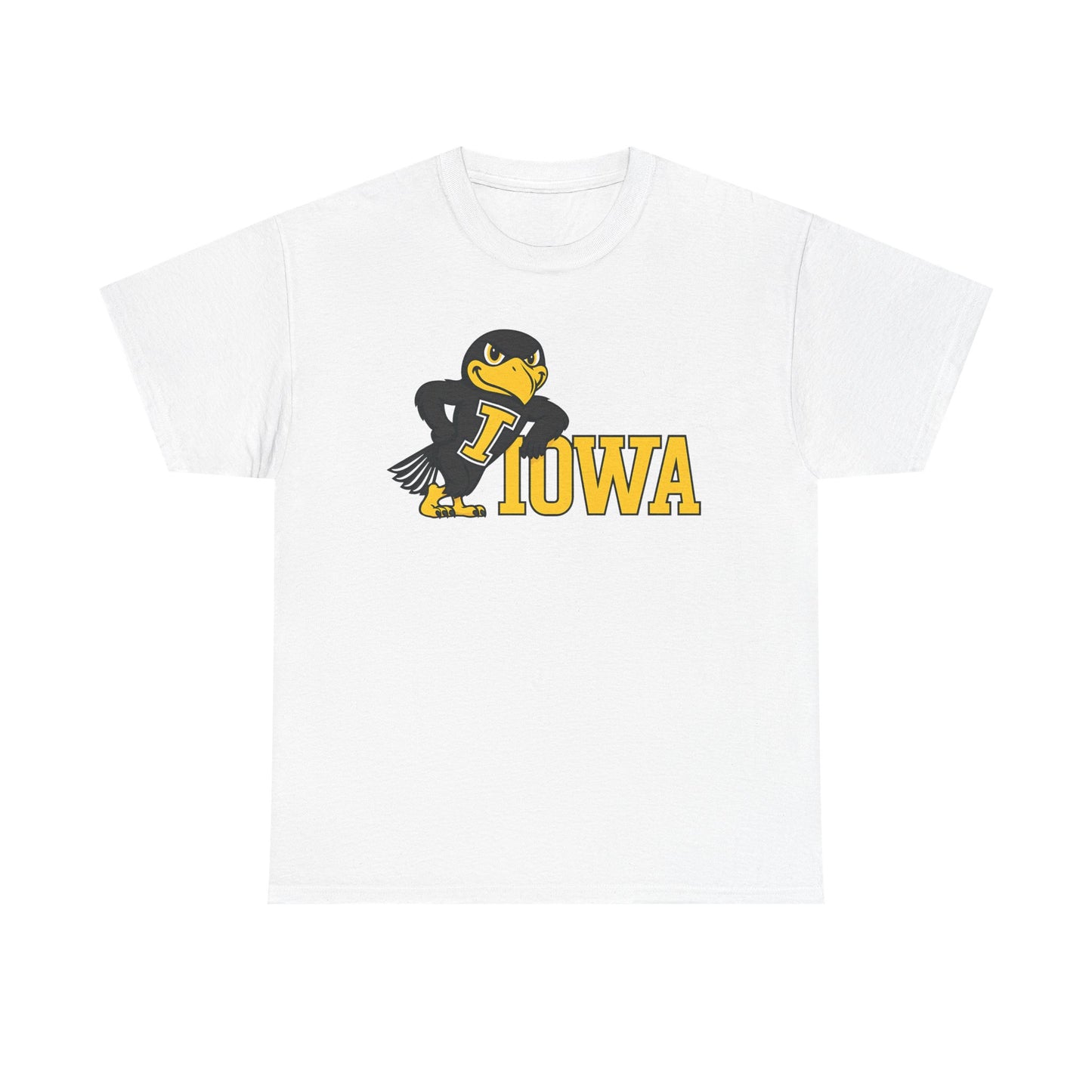 Herky- Iowa - Gildan Heavy Cotton Tee