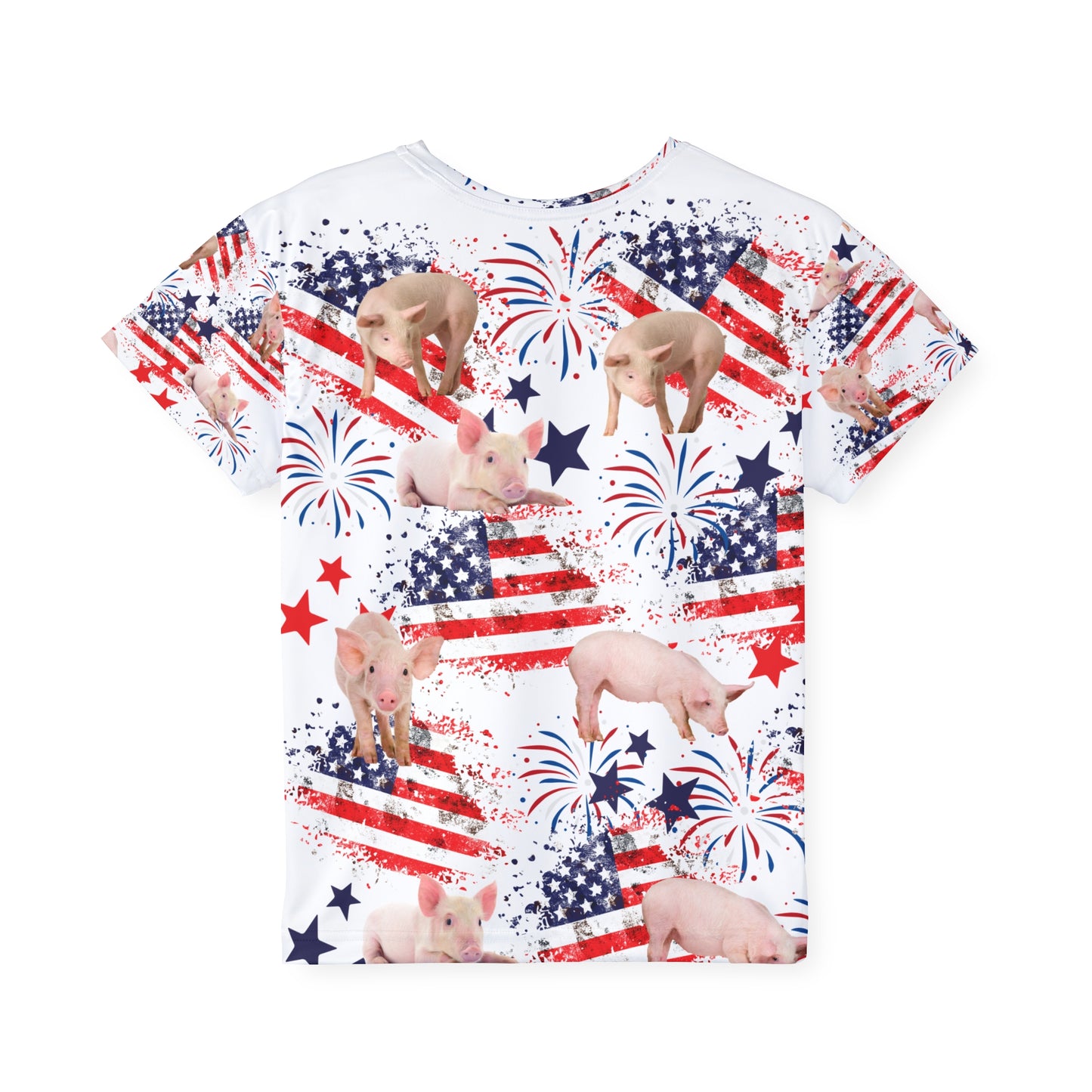 Patriotic Pig Kids Shirt
