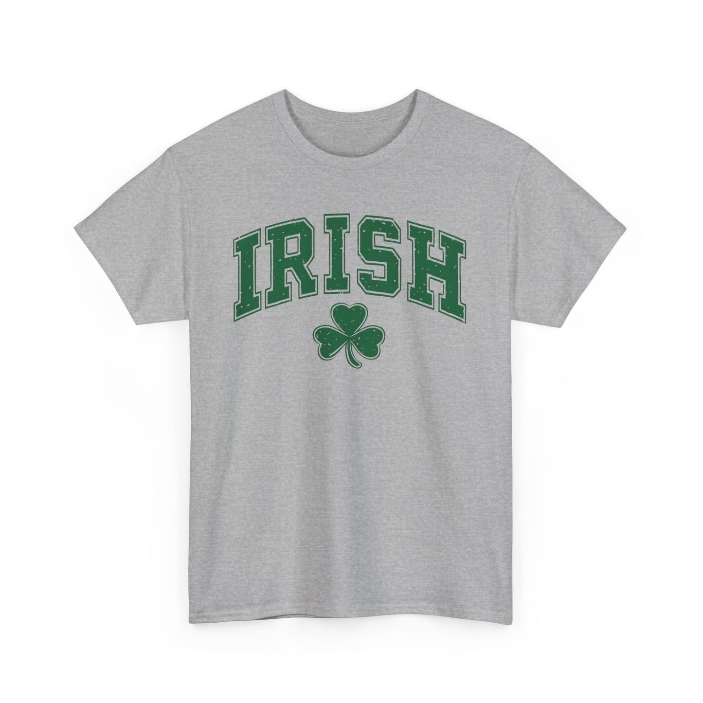 St. Patrick's Day Irish Tee, Unisex Heavy Cotton Tee, Shamrock Shirt, Casual Wear, Irish Pride, Comfortable Fit