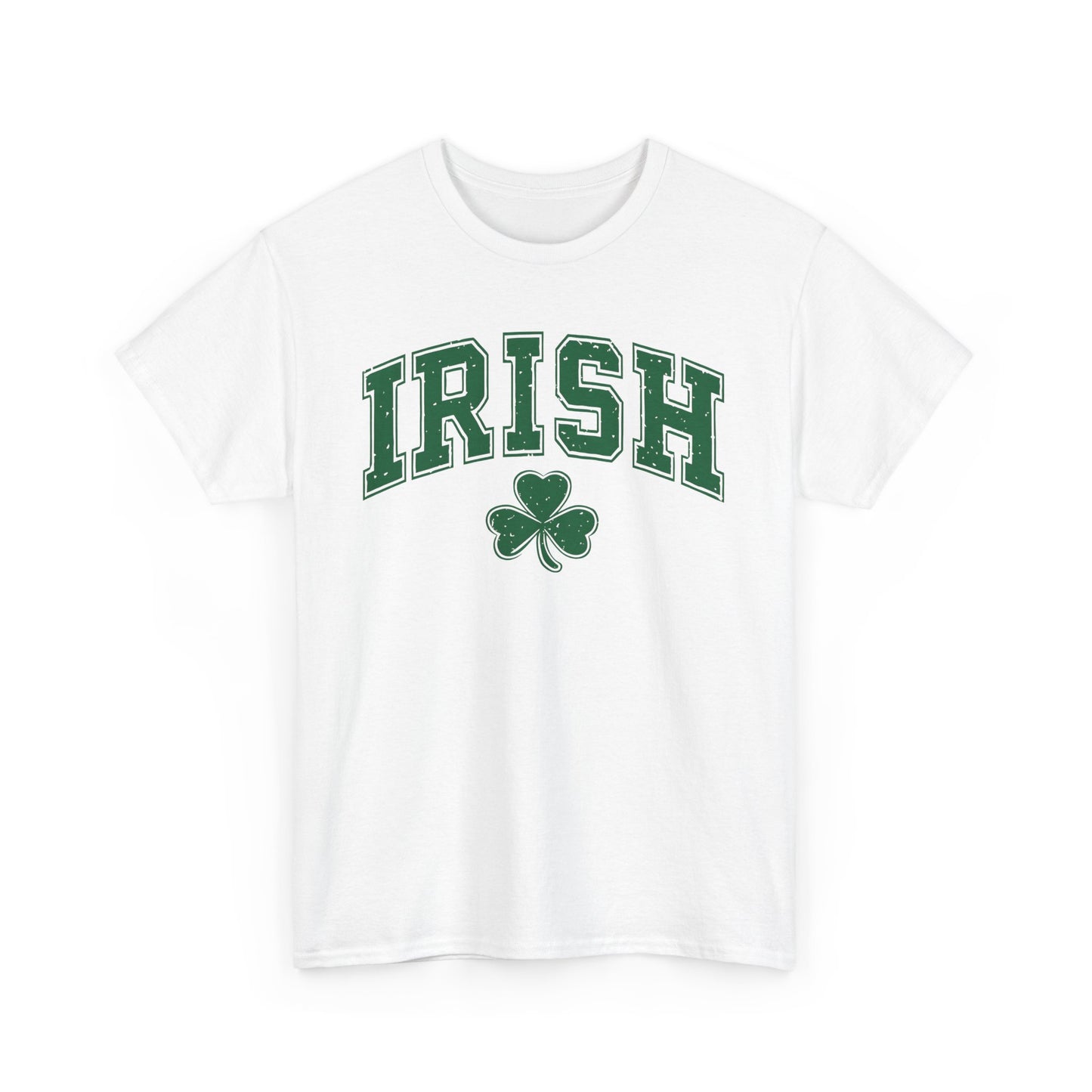 St. Patrick's Day Irish Tee, Unisex Heavy Cotton Tee, Shamrock Shirt, Casual Wear, Irish Pride, Comfortable Fit
