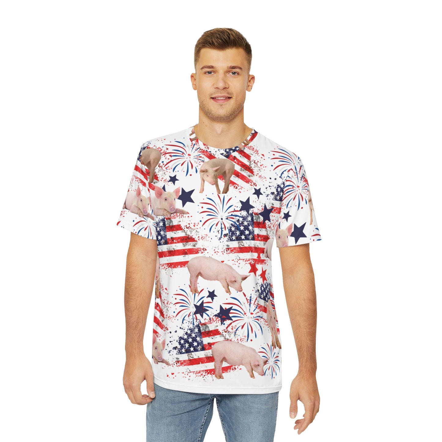 Patriotic Pig Printed Tee