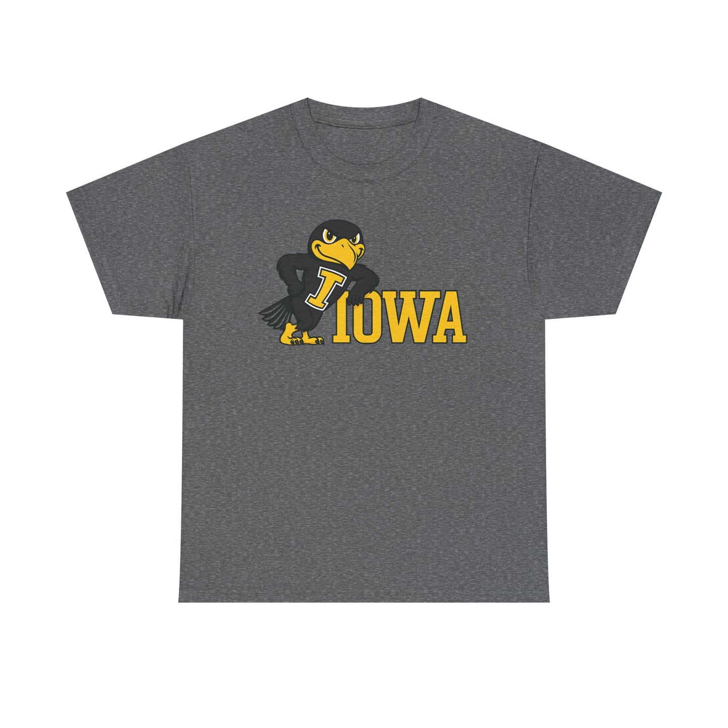 Herky- Iowa - Gildan Heavy Cotton Tee