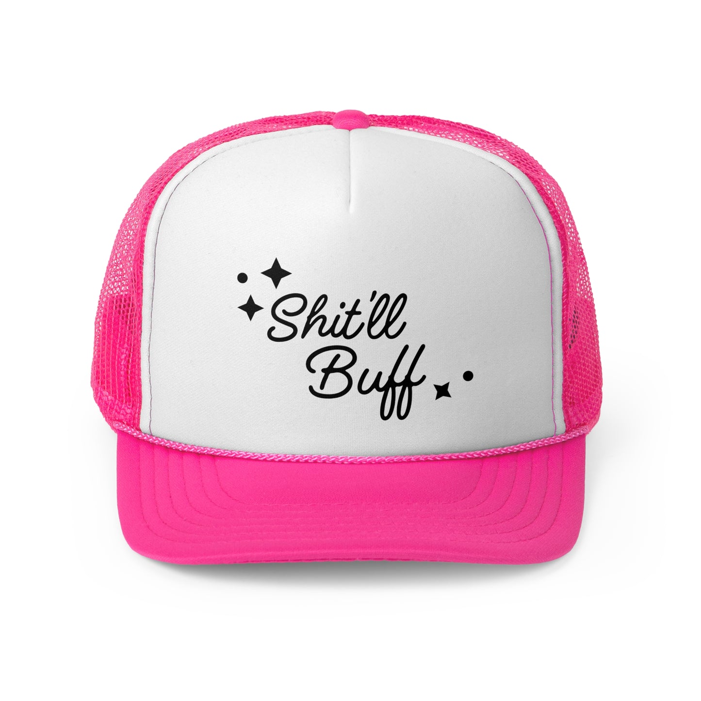 Shit ll Buff | Funny Trucker Hat |  Mesh Cap with Adjustable Snapback