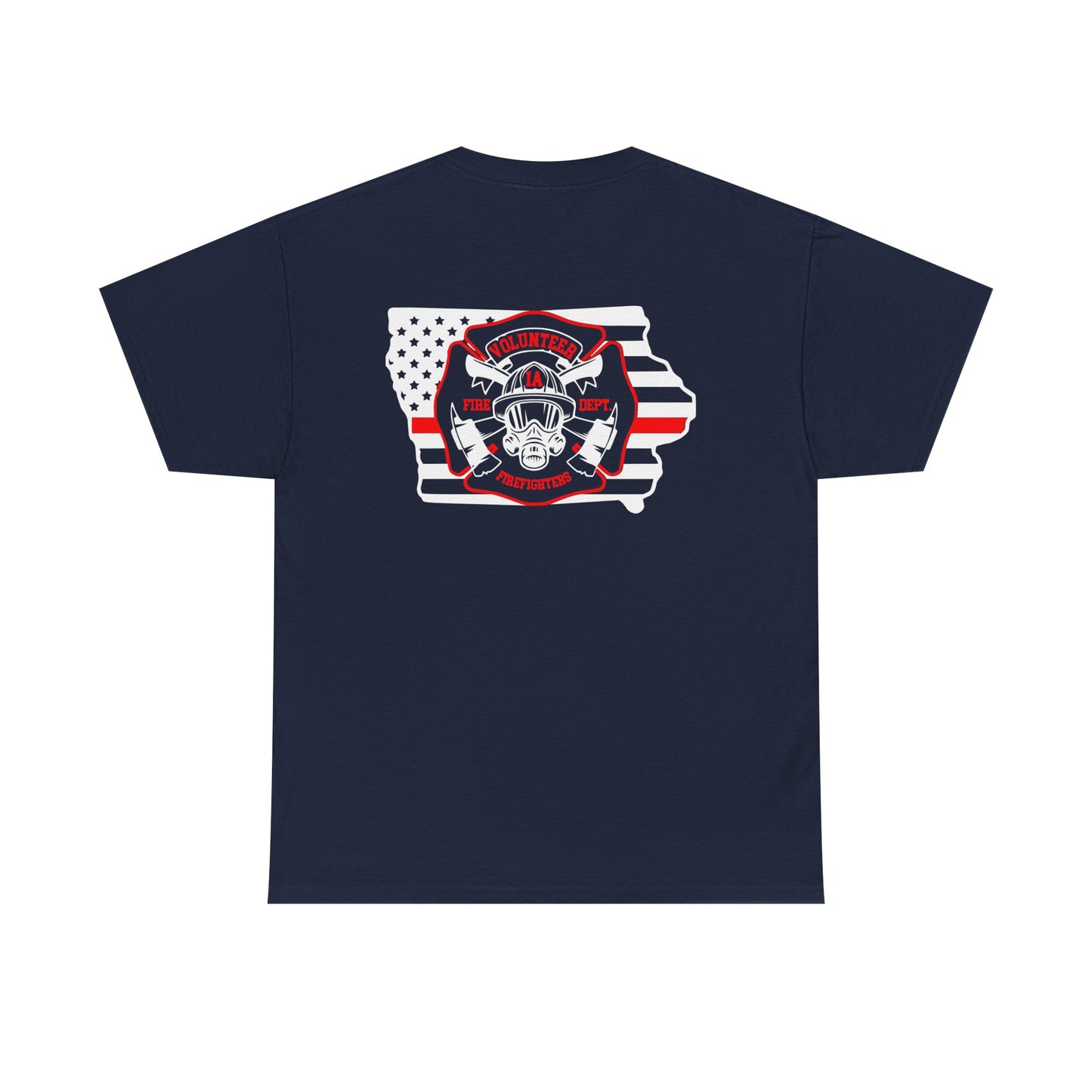 Iowa Volunteer Firefighter Shirt | Unisex Gildan Heavy Tee