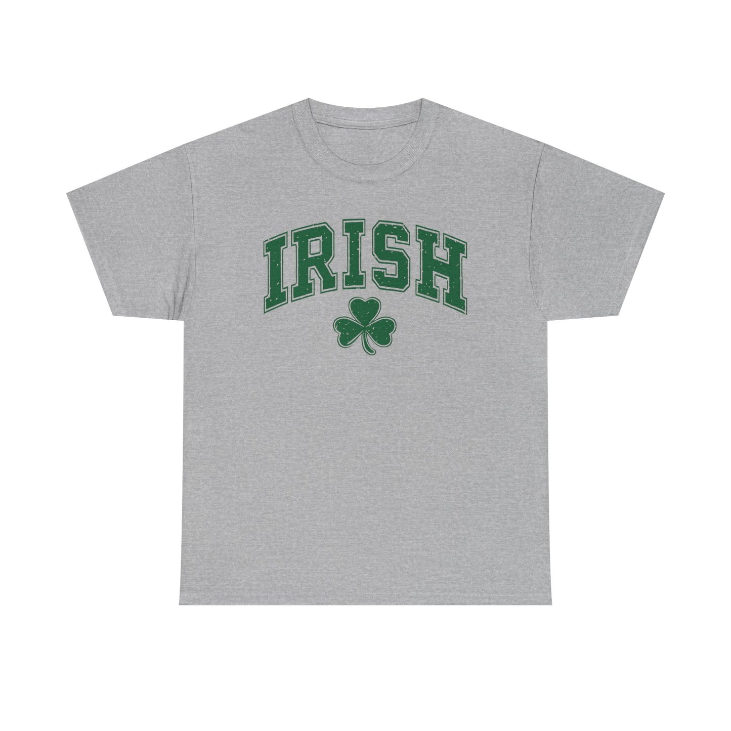 St. Patrick's Day Irish Tee, Unisex Heavy Cotton Tee, Shamrock Shirt, Casual Wear, Irish Pride, Comfortable Fit