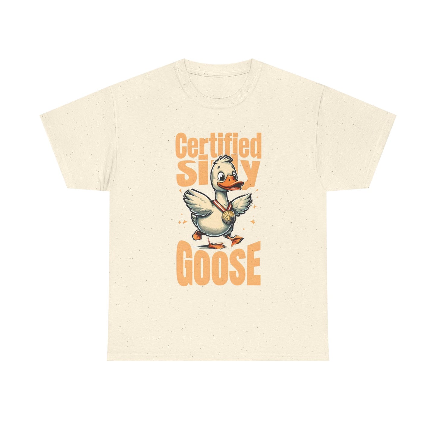 Certified Silly Goose Funny T-Shirt | Cute Goose Graphic Tee | Unisex Cotton Tee | Gift for Animal Lovers | Humor | Silly Goose Apparel