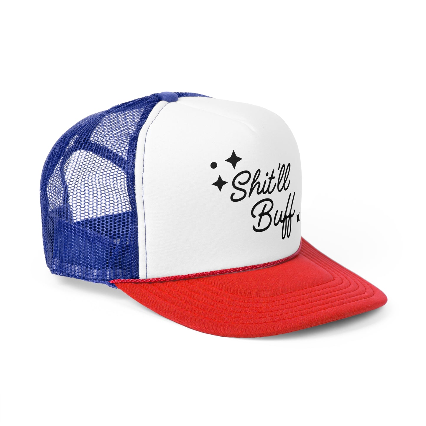 Shit ll Buff | Funny Trucker Hat |  Mesh Cap with Adjustable Snapback
