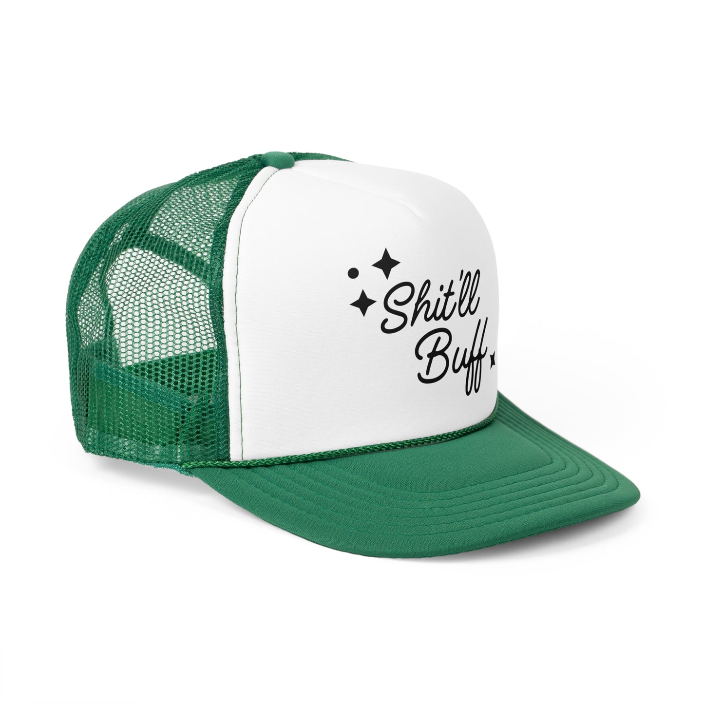 Shit ll Buff | Funny Trucker Hat |  Mesh Cap with Adjustable Snapback