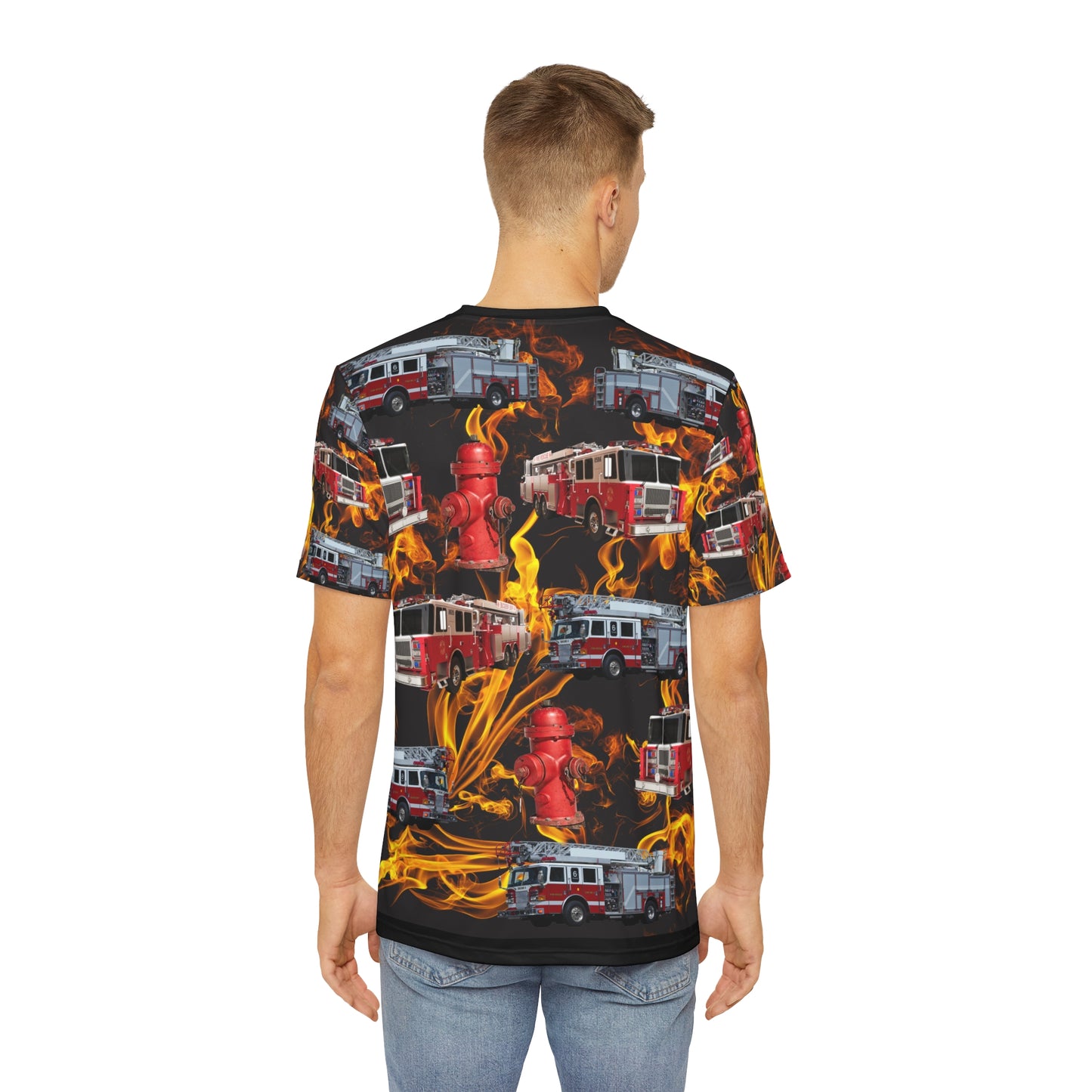 Firefighter All Over Print Shirt