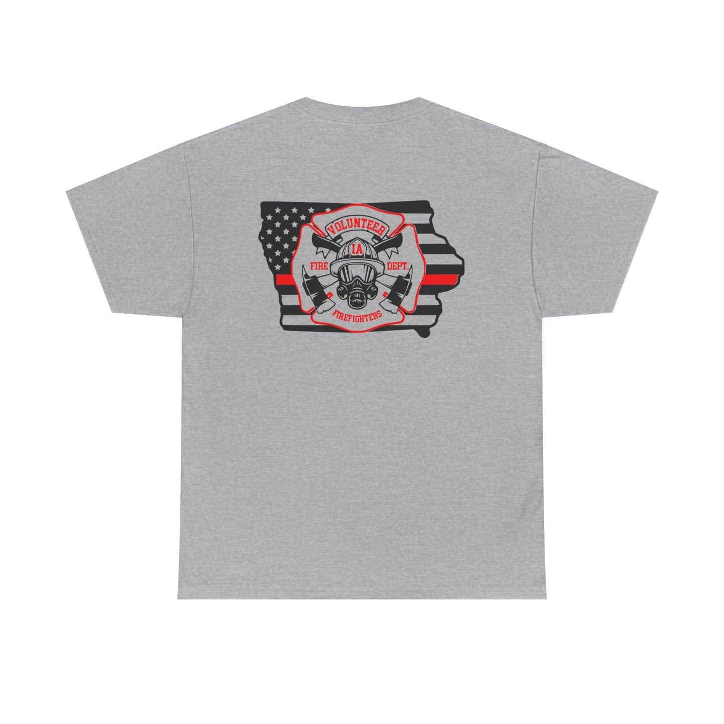 Iowa Volunteer Firefighter Shirt | Unisex Gildan Heavy Tee