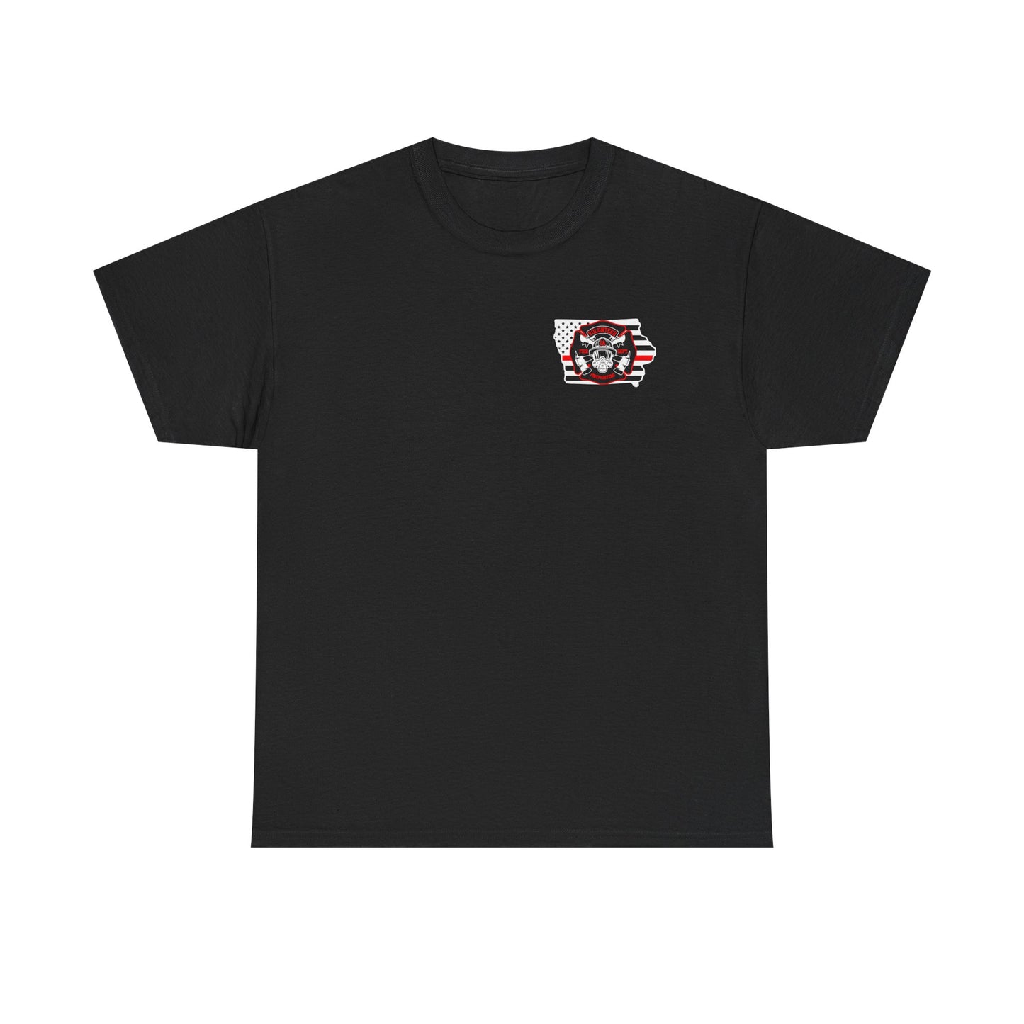 Iowa Volunteer Firefighter Shirt | Unisex Gildan Heavy Tee