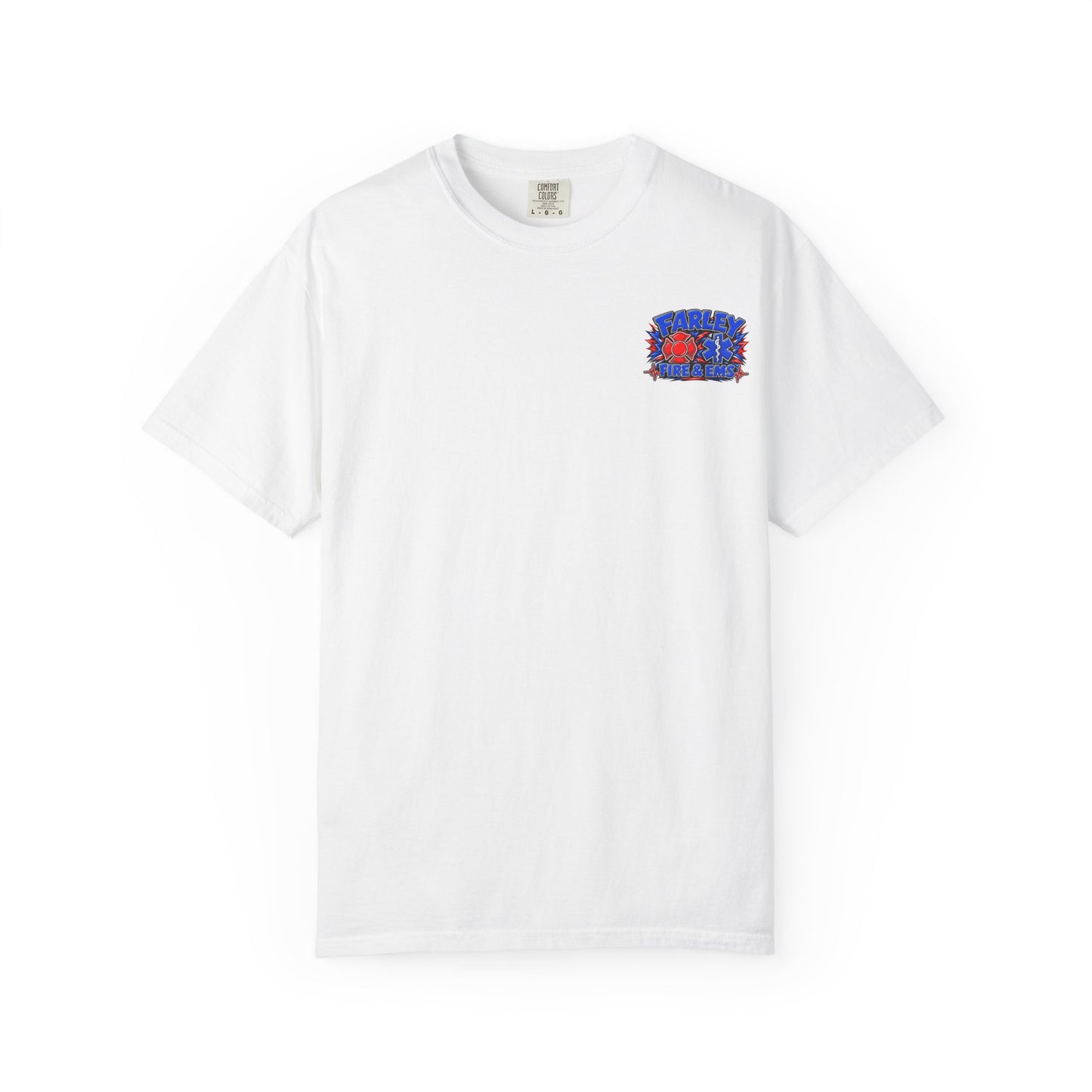 Cartoon Farley Fire & EMS T‑Shirt — Comfort Colors Unisex