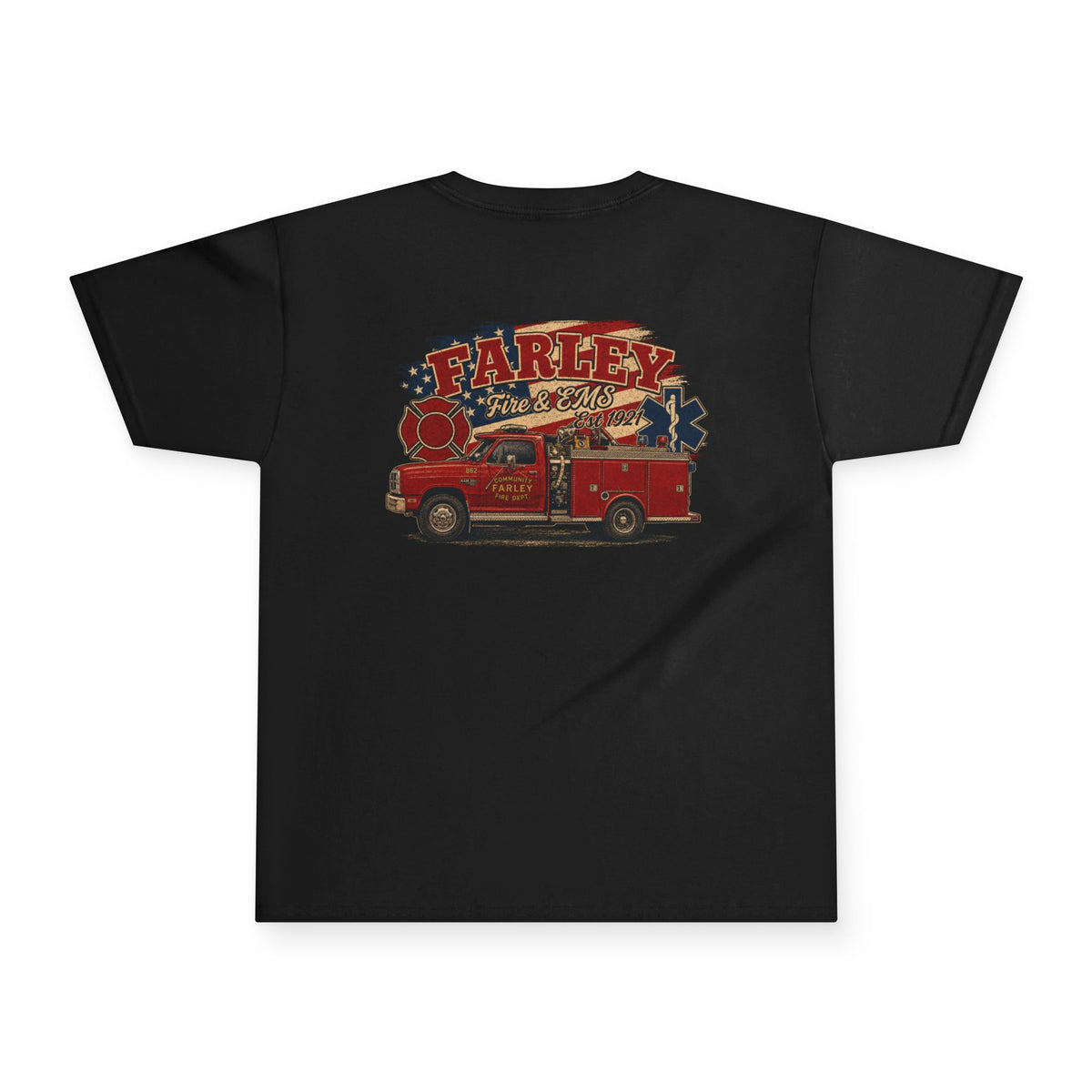 Vintage Farley Fire & EMS Youth - Gildan