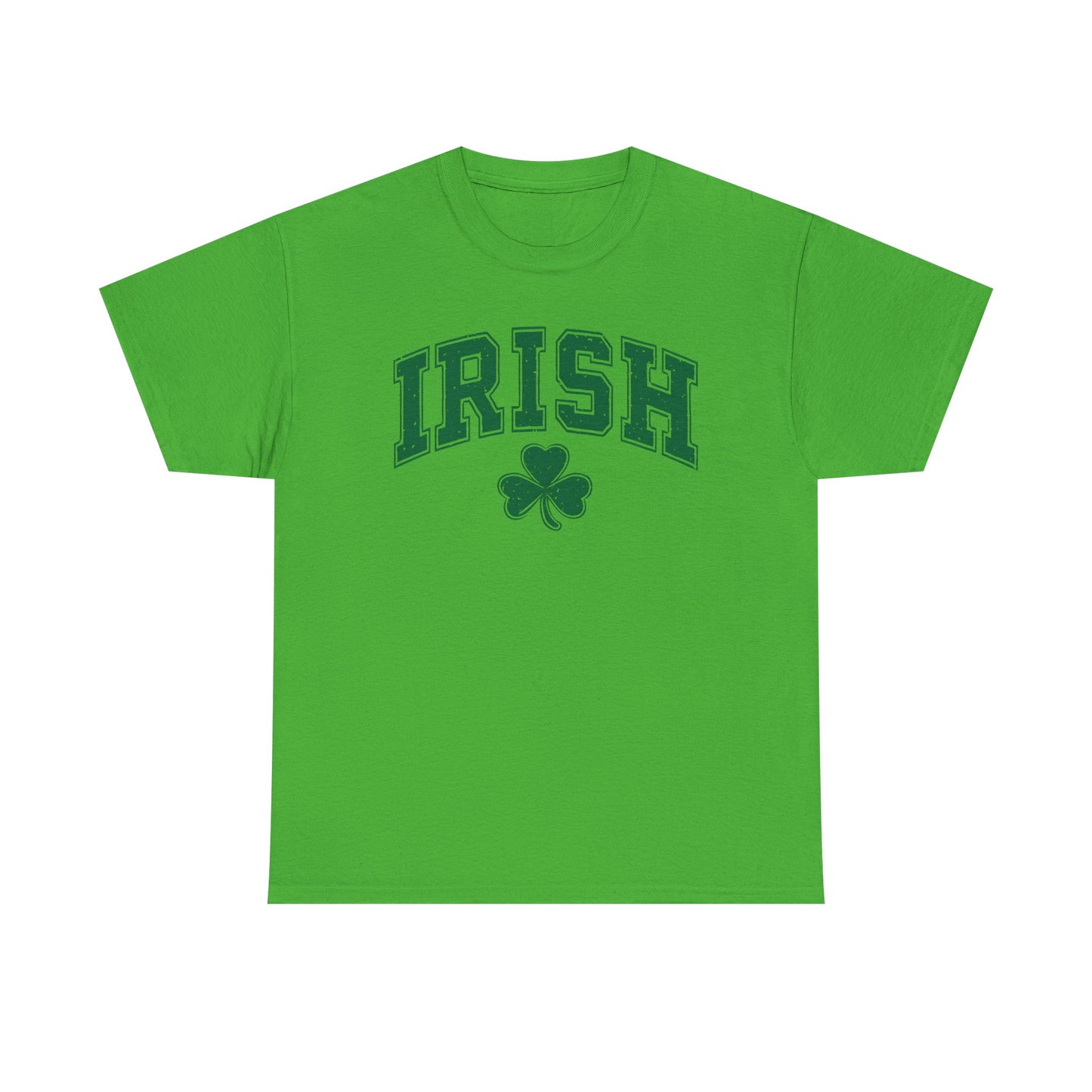 St. Patrick's Day Irish Tee, Unisex Heavy Cotton Tee, Shamrock Shirt, Casual Wear, Irish Pride, Comfortable Fit