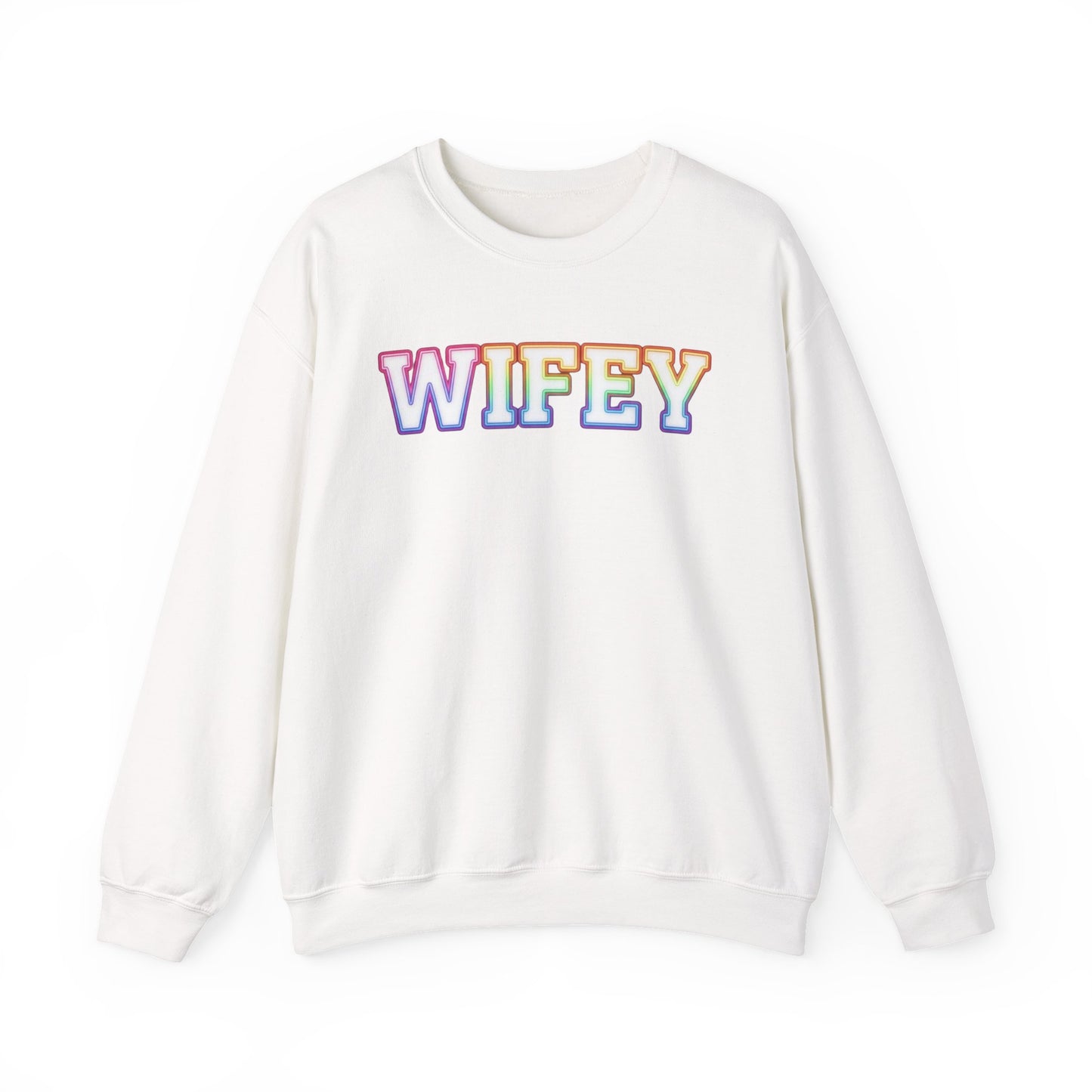 Wifey Sweatshirt | Unisex Heavy Blend™ Crewneck | Newlywed Gift, Mrs Sweatshirt, Anniversary Present