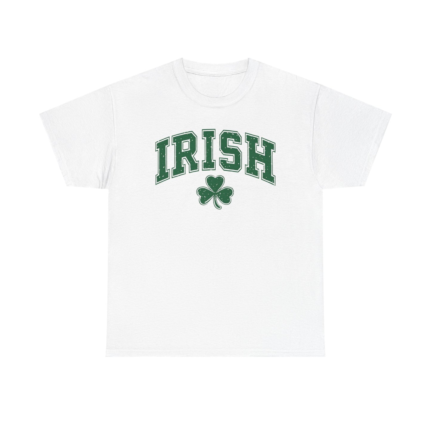 St. Patrick's Day Irish Tee, Unisex Heavy Cotton Tee, Shamrock Shirt, Casual Wear, Irish Pride, Comfortable Fit