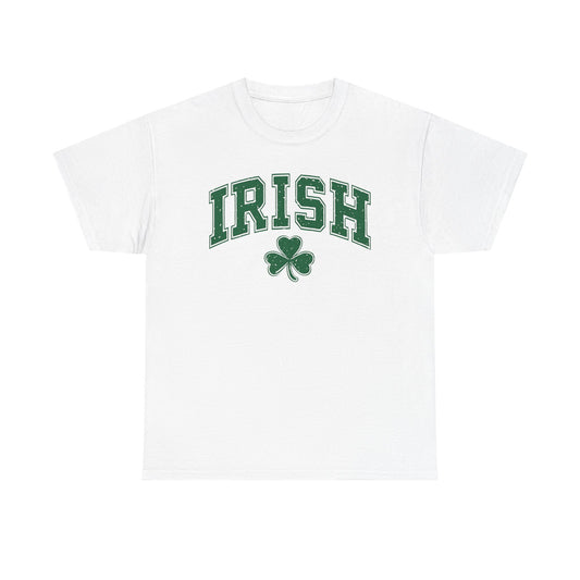St. Patrick's Day Irish Tee, Unisex Heavy Cotton Tee, Shamrock Shirt, Casual Wear, Irish Pride, Comfortable Fit