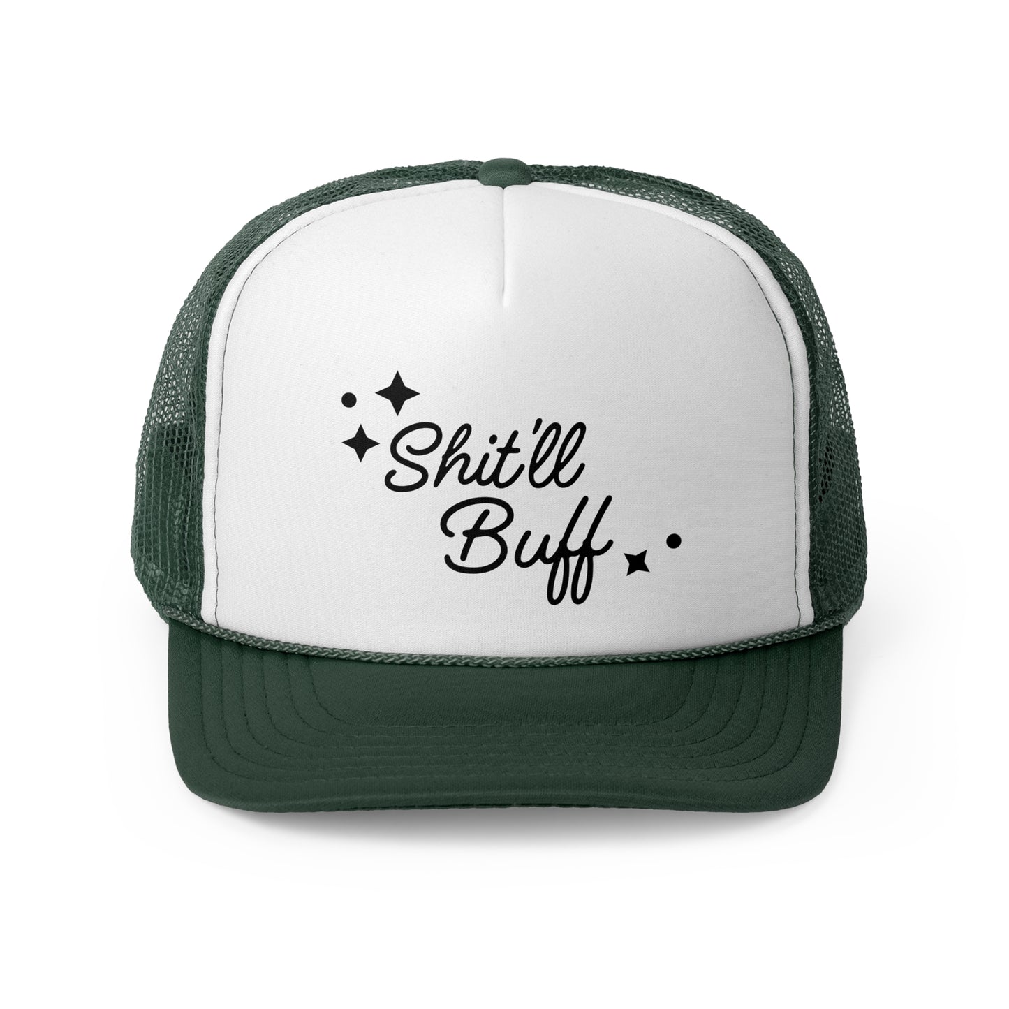 Shit ll Buff | Funny Trucker Hat |  Mesh Cap with Adjustable Snapback