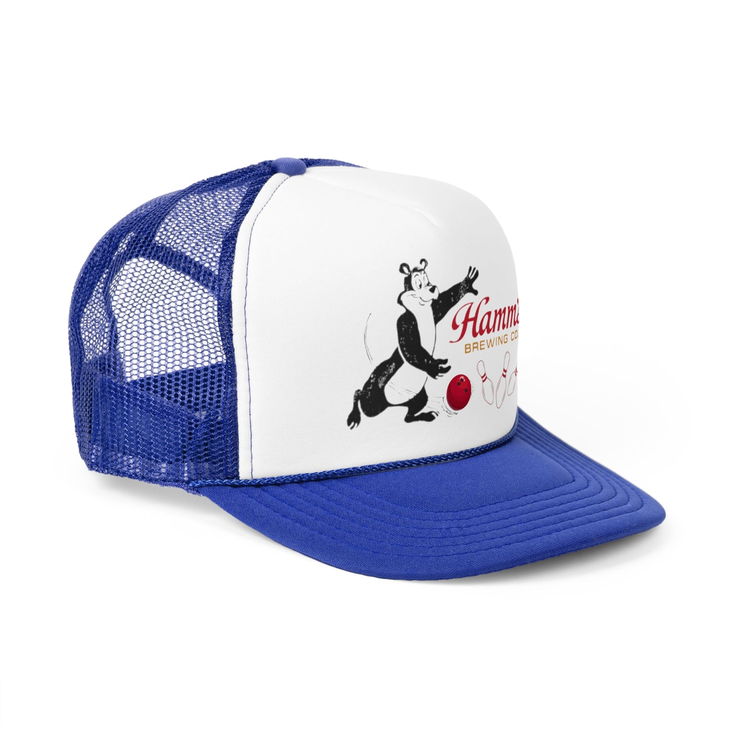 Vintage Hamms Bowling Trucker Hat | Retro Beer and Bowling