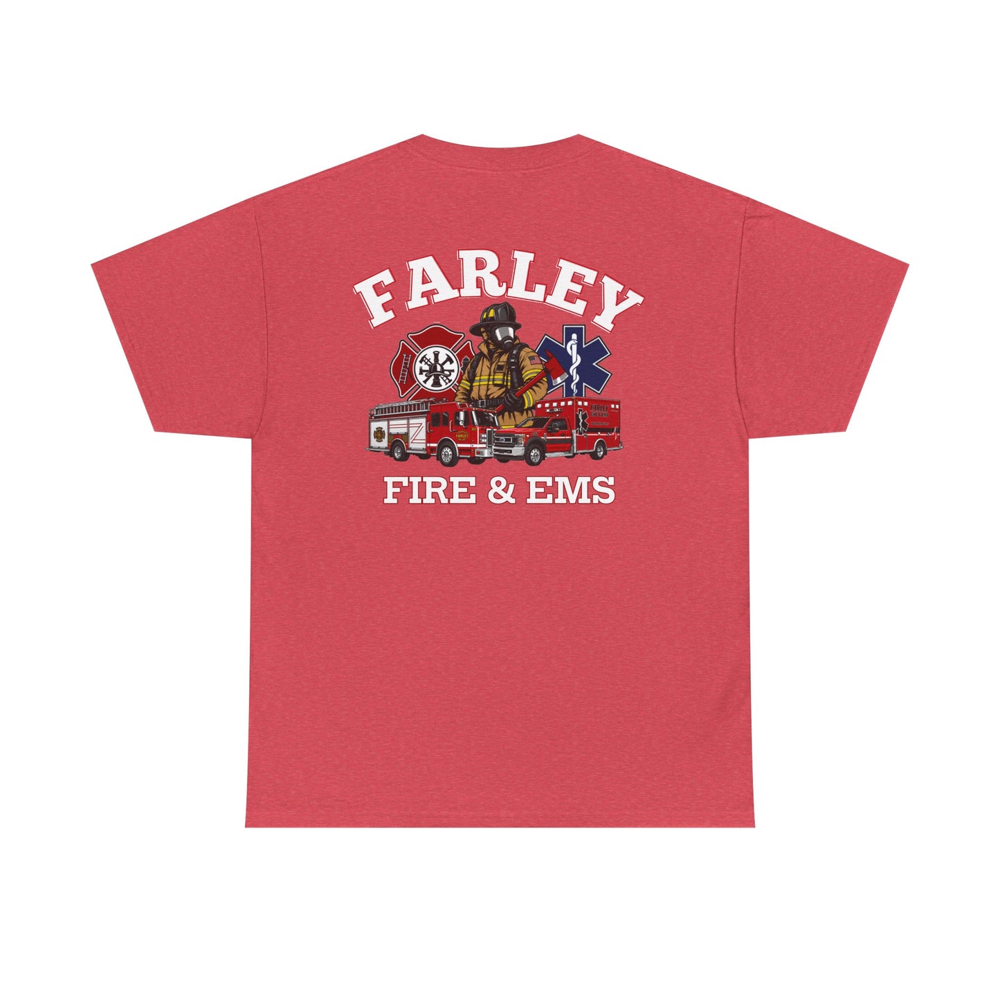 Farley Fire & EMS T-Shirt -Bunker Gear - Gildan Heavy Tee