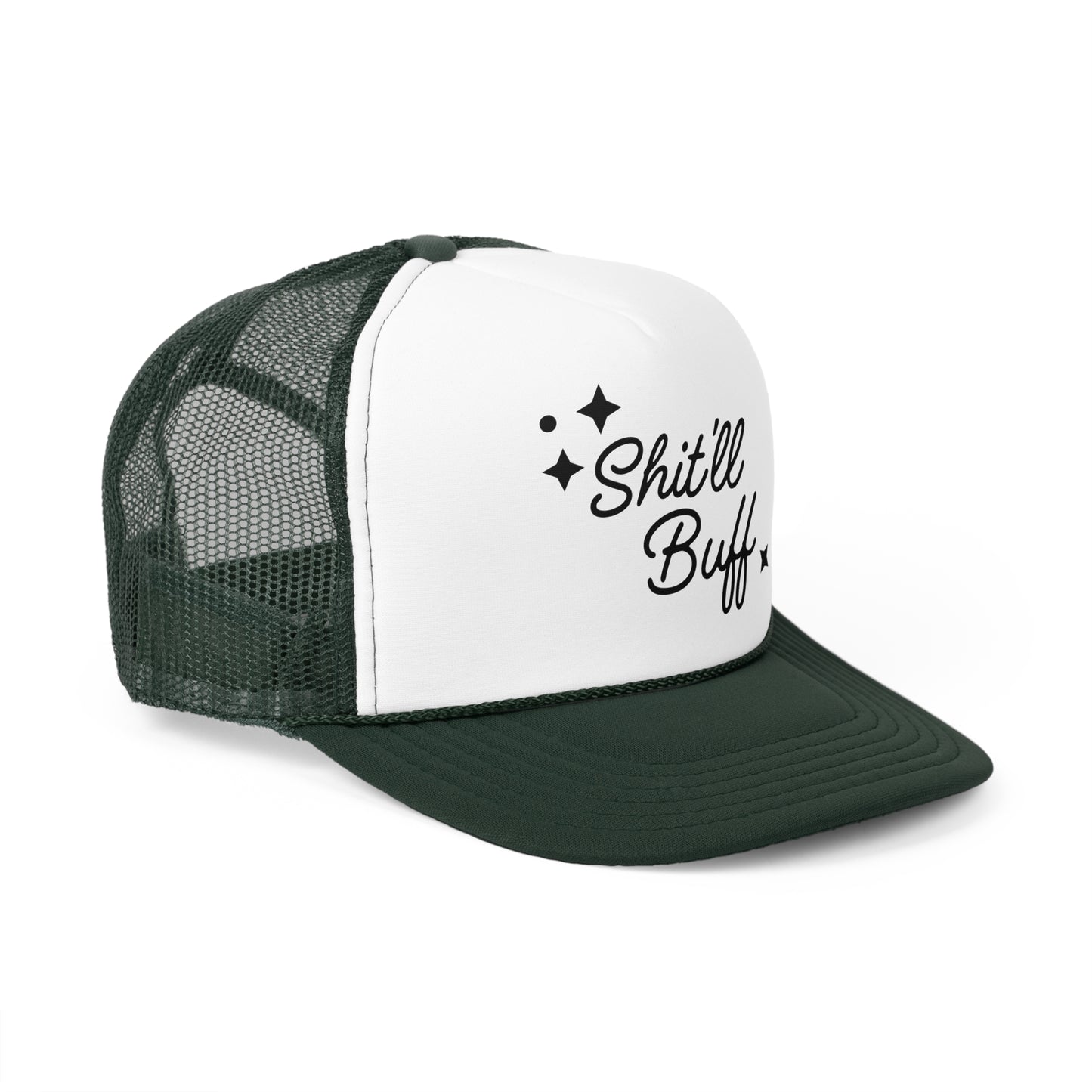 Shit ll Buff | Funny Trucker Hat |  Mesh Cap with Adjustable Snapback