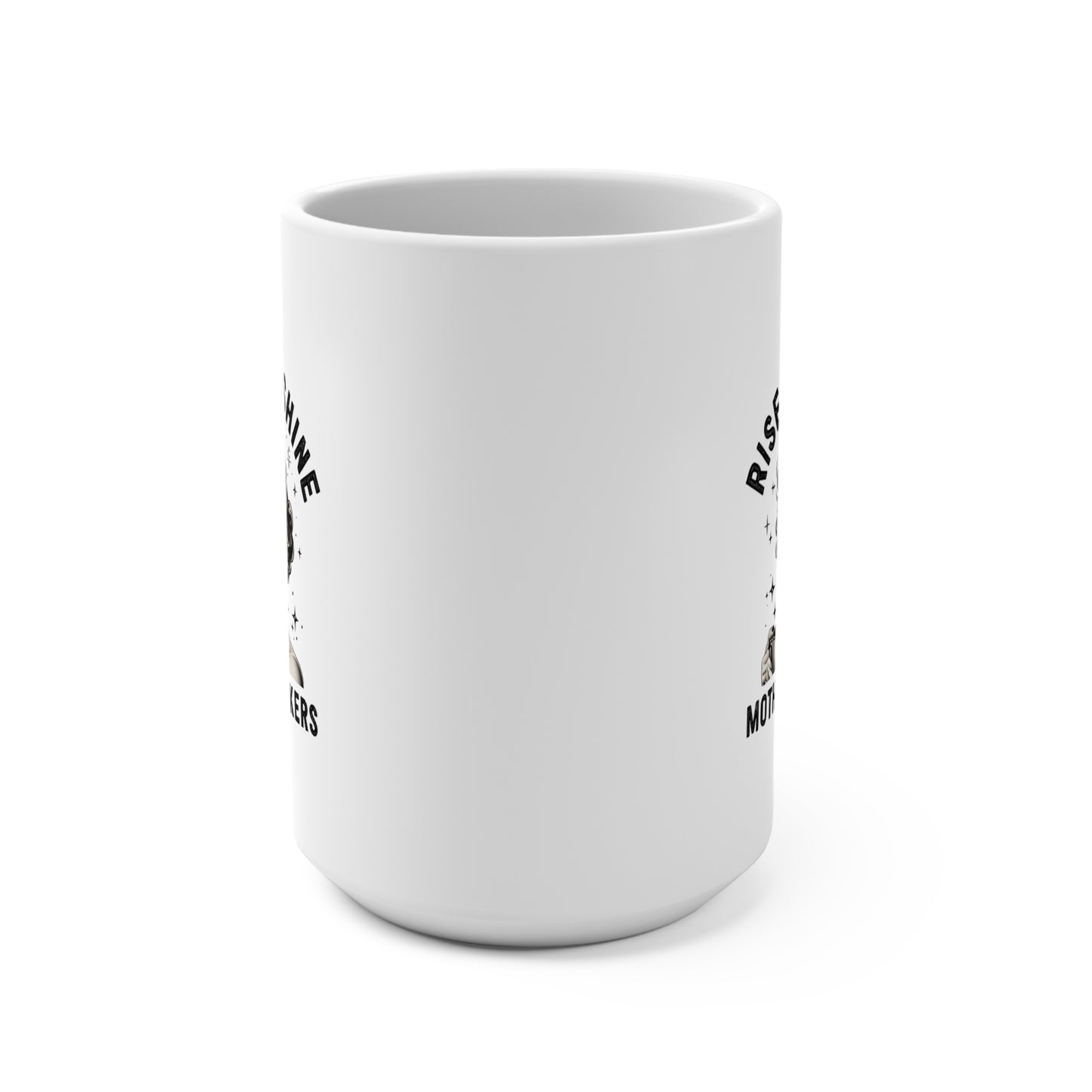 Vintage-Inspired "Rise and Shine Motherf***ers" Coffee Mug - Sassy Retro