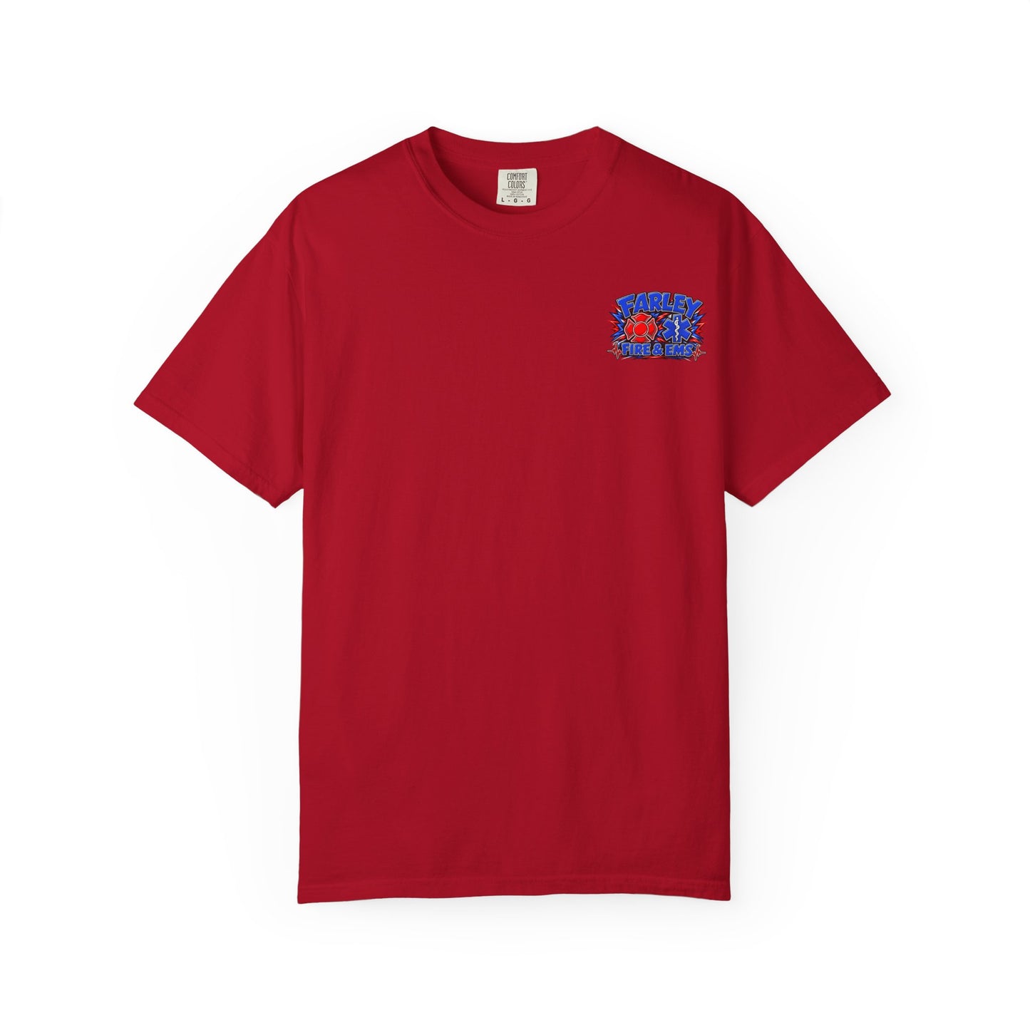 Cartoon Farley Fire & EMS T‑Shirt — Comfort Colors Unisex