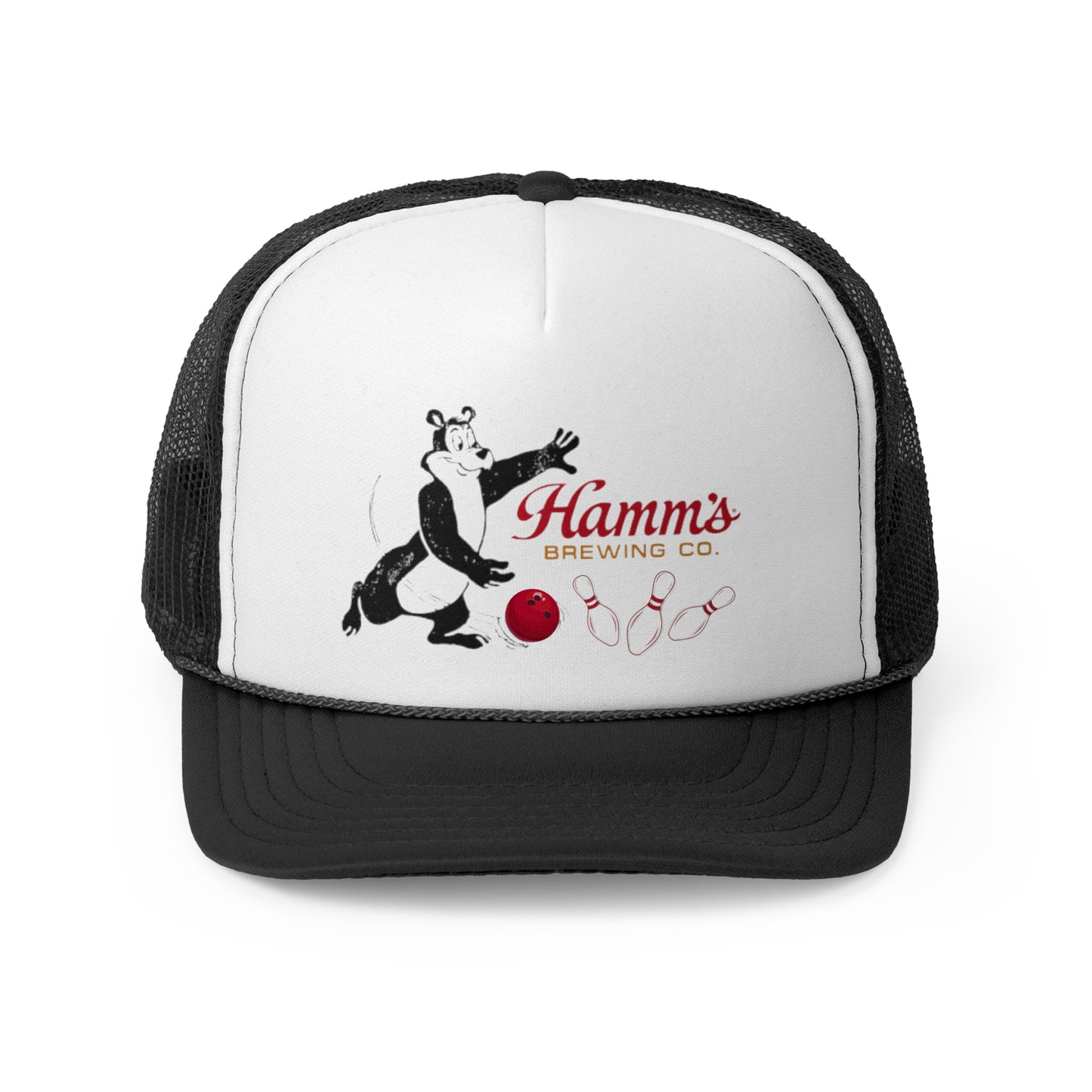 Vintage Hamms Bowling Trucker Hat | Retro Beer and Bowling