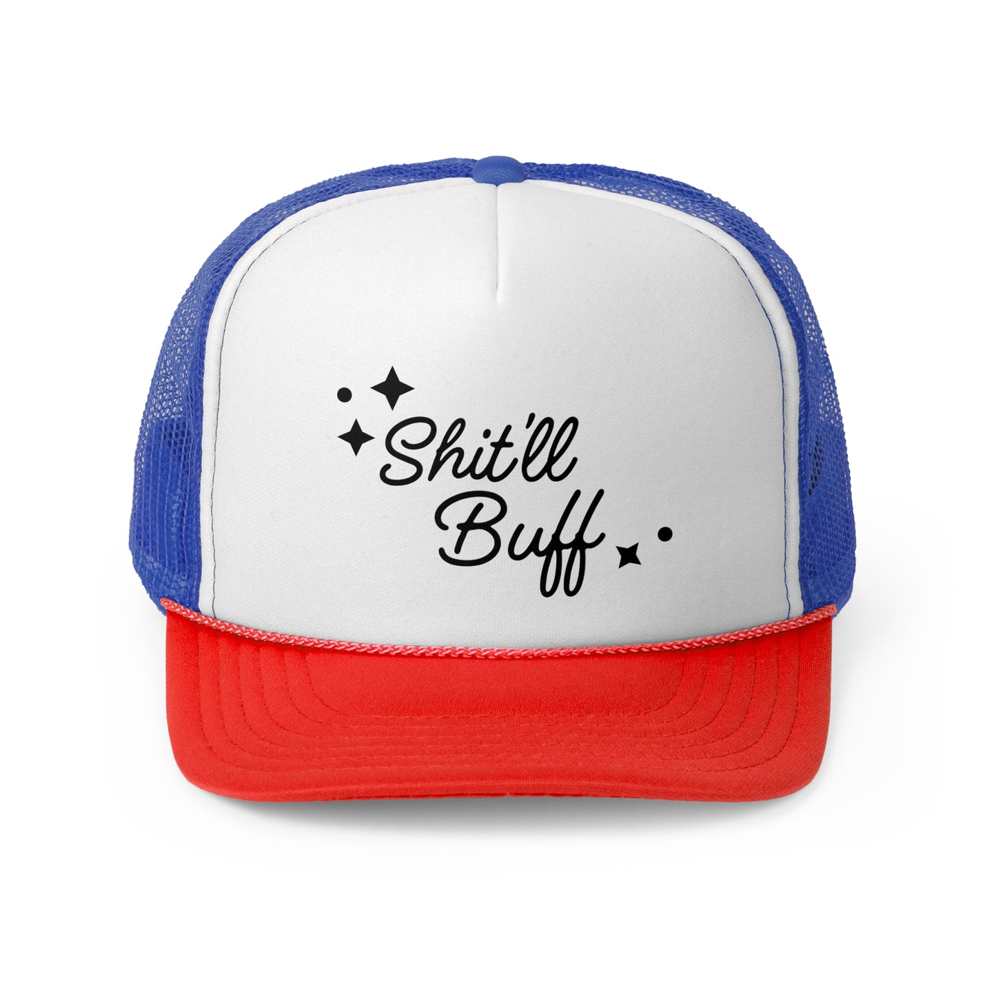 Shit ll Buff | Funny Trucker Hat |  Mesh Cap with Adjustable Snapback