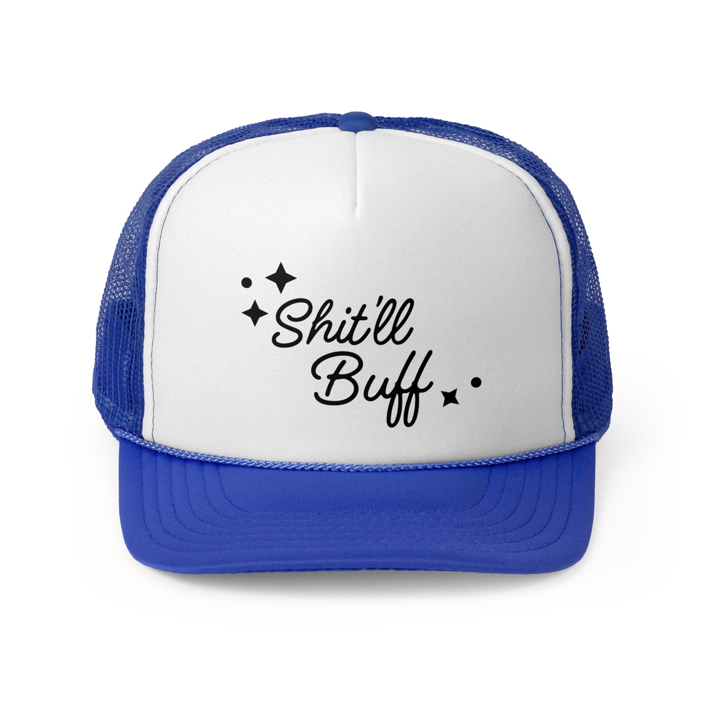 Shit ll Buff | Funny Trucker Hat |  Mesh Cap with Adjustable Snapback