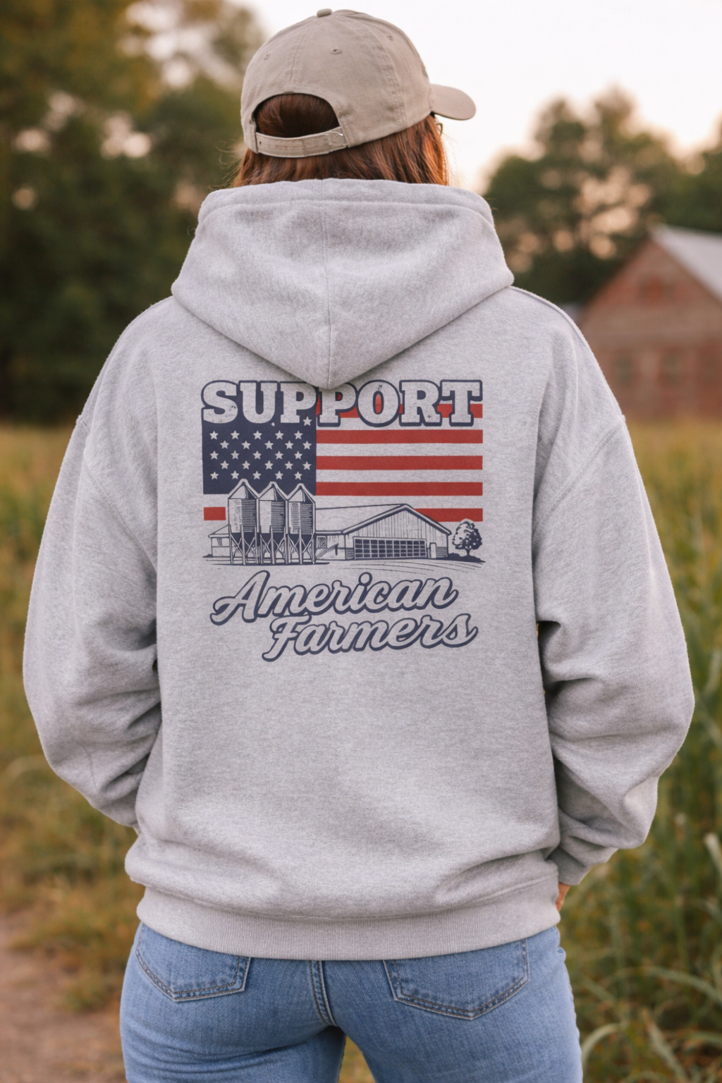 Support American PIG Farmers - Gildan Hoodie