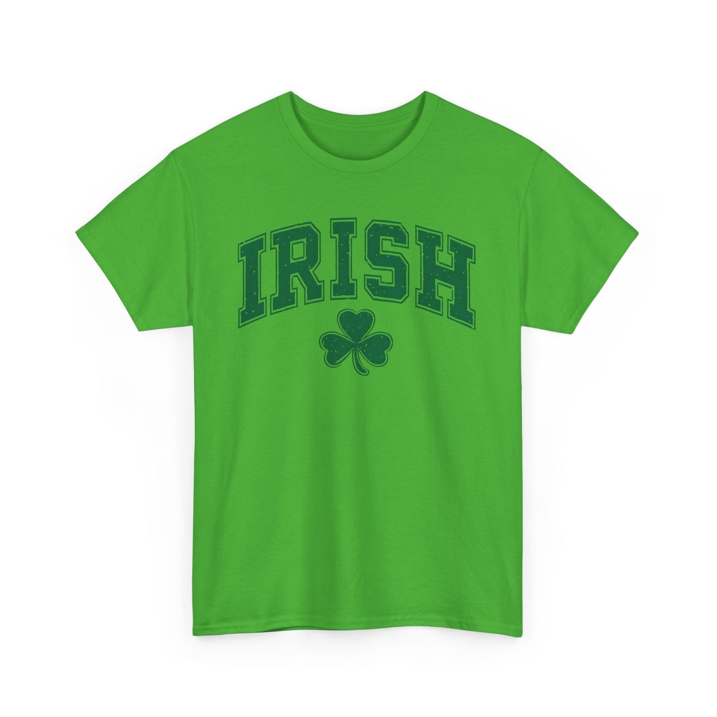 St. Patrick's Day Irish Tee, Unisex Heavy Cotton Tee, Shamrock Shirt, Casual Wear, Irish Pride, Comfortable Fit