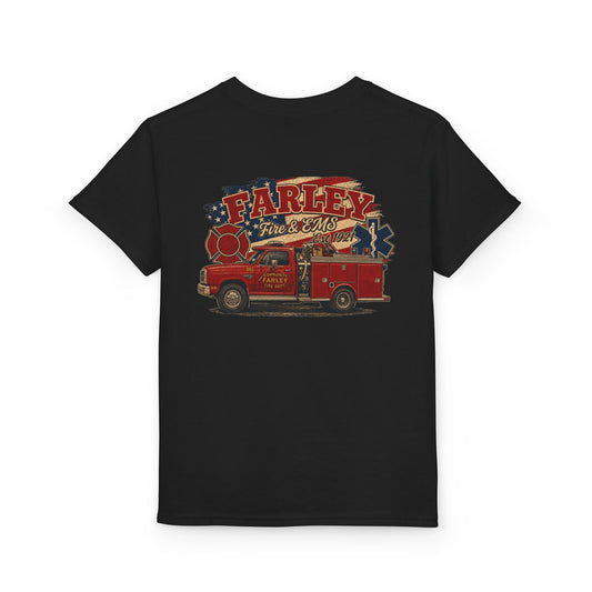 Vintage Farley Fire & EMS Youth - Gildan