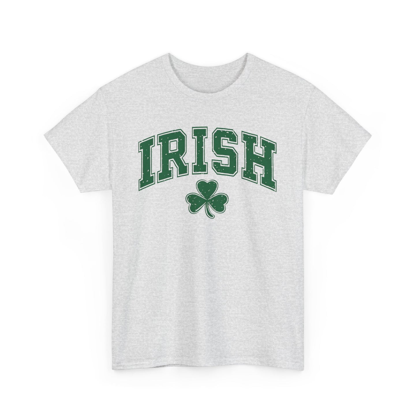 St. Patrick's Day Irish Tee, Unisex Heavy Cotton Tee, Shamrock Shirt, Casual Wear, Irish Pride, Comfortable Fit