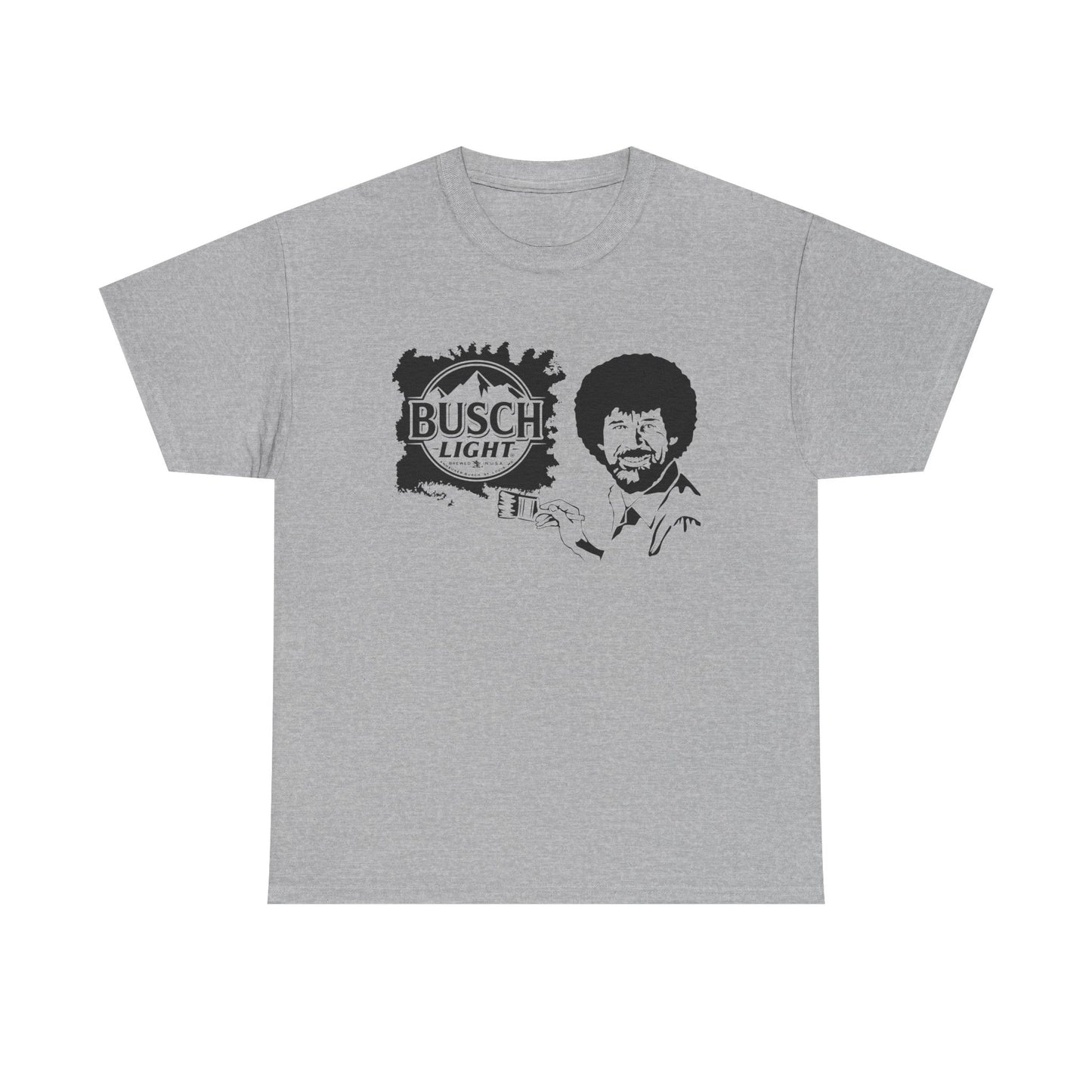 Bob Ross x Busch Light - Gildan Tshirt