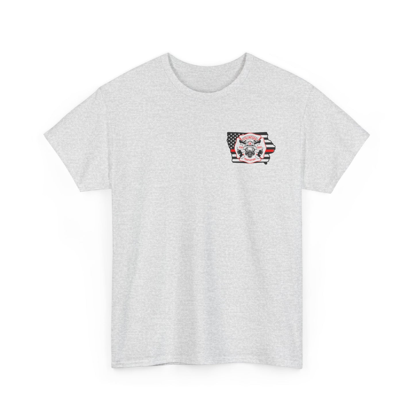 Iowa Volunteer Firefighter Shirt | Unisex Gildan Heavy Tee
