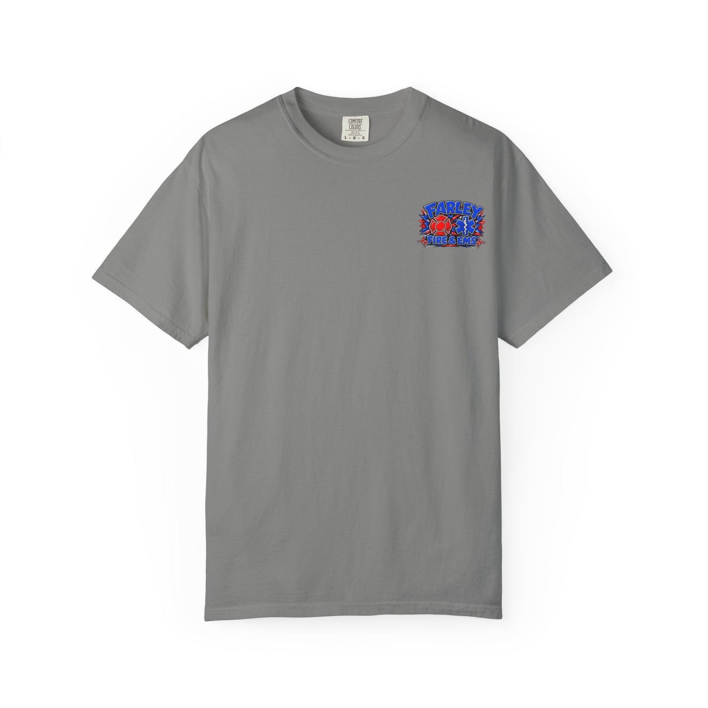 Cartoon Farley Fire & EMS T‑Shirt — Comfort Colors Unisex