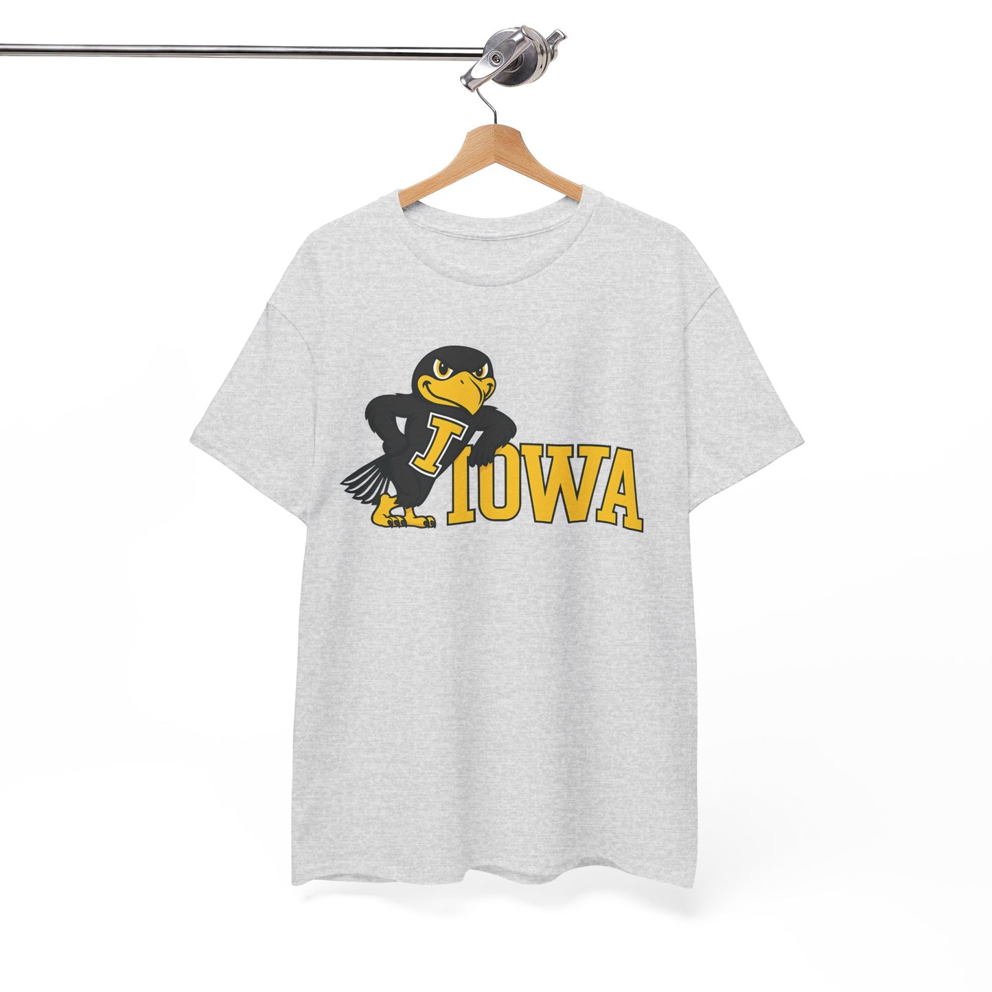 Herky- Iowa - Gildan Heavy Cotton Tee