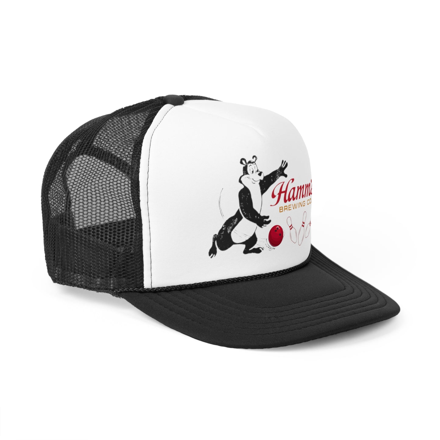 Vintage Hamms Bowling Trucker Hat | Retro Beer and Bowling