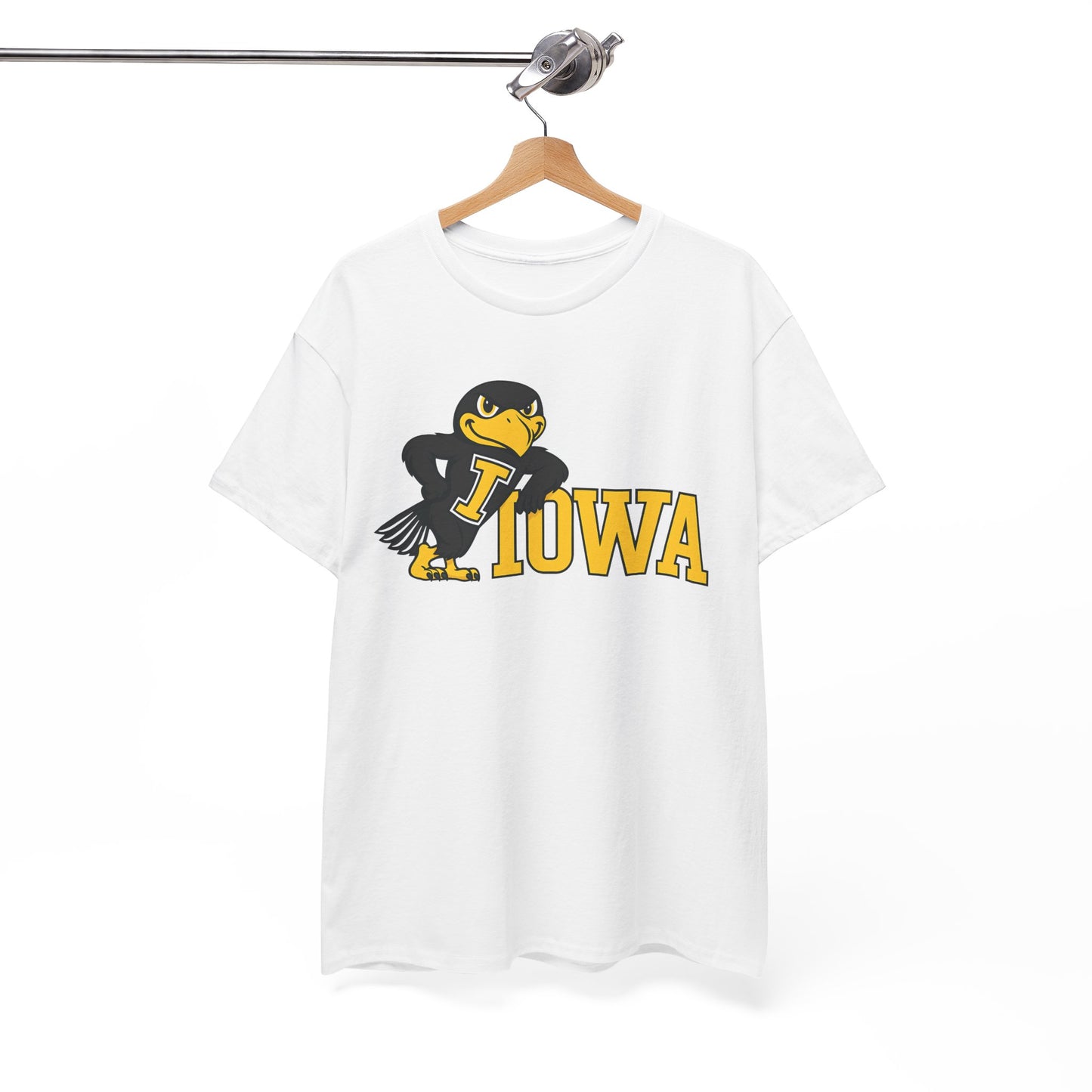 Herky- Iowa - Gildan Heavy Cotton Tee