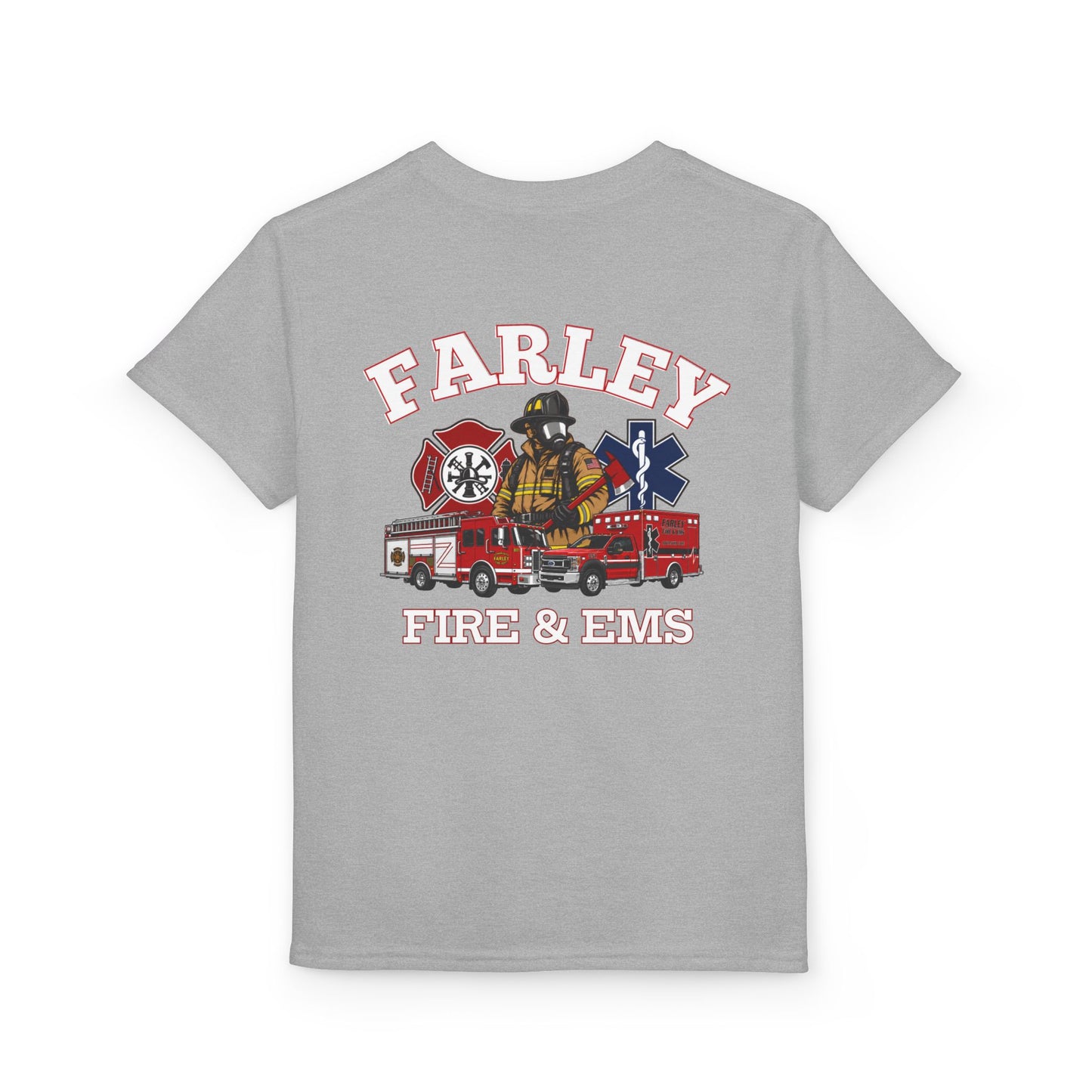 Farley Fire & EMS T-Shirt -Bunker Gear - YOUTH Gildan